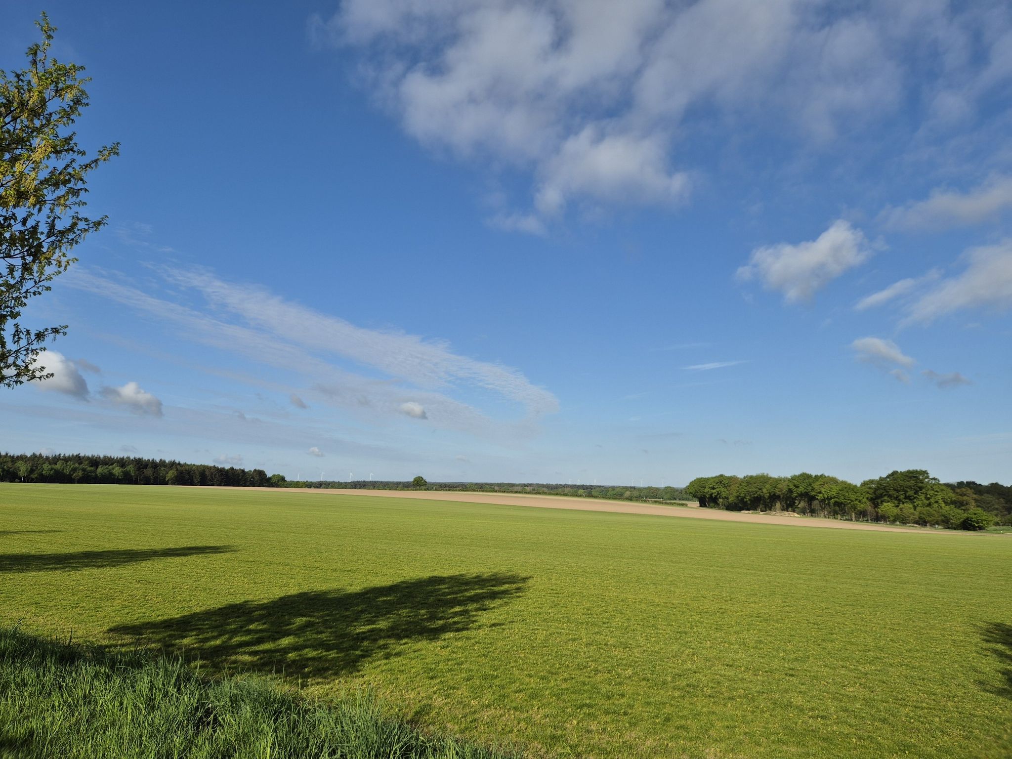 Ausblick über die Landschaft-