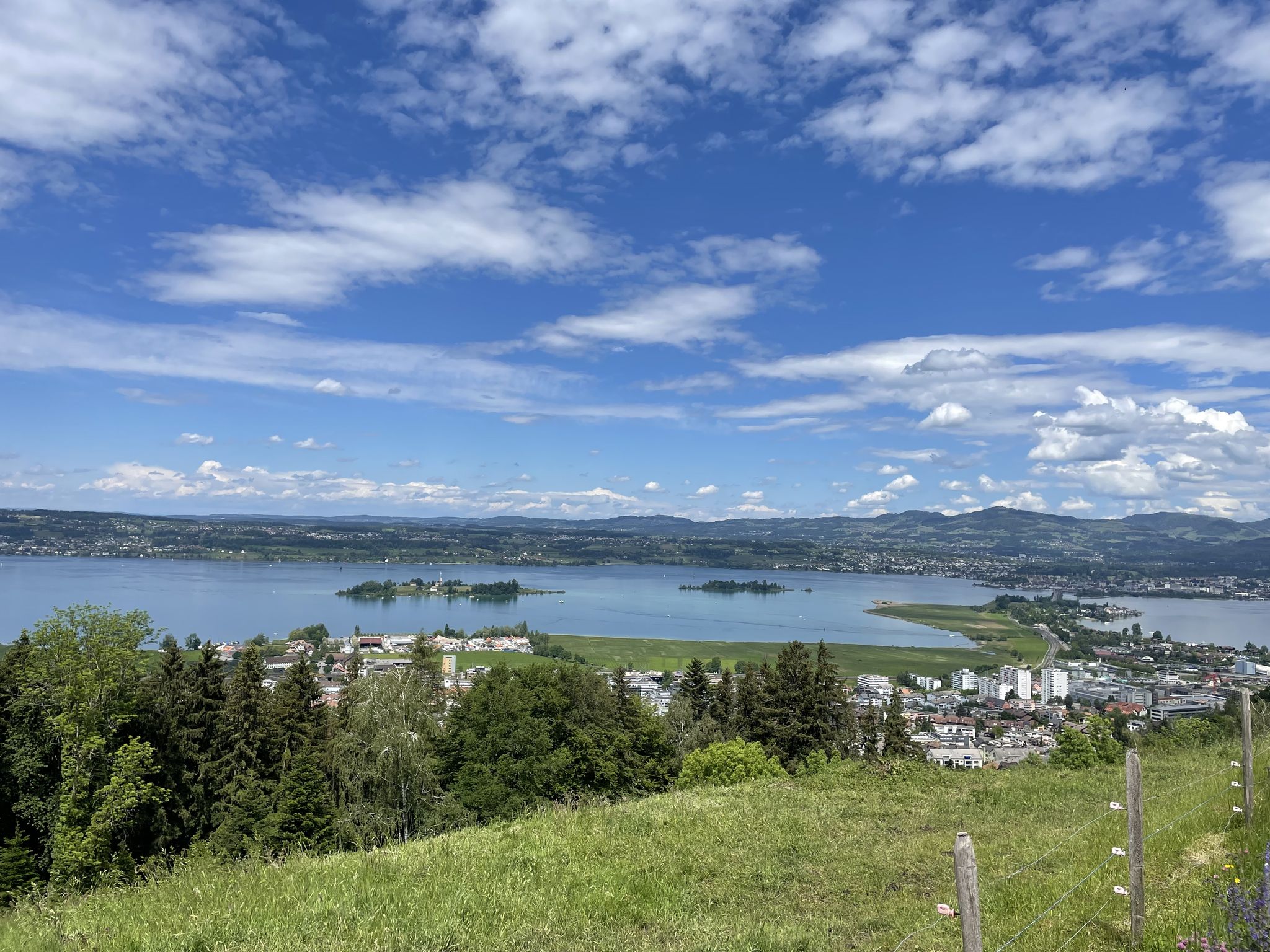 Rapperswil mit Ufenau und Lützelau
