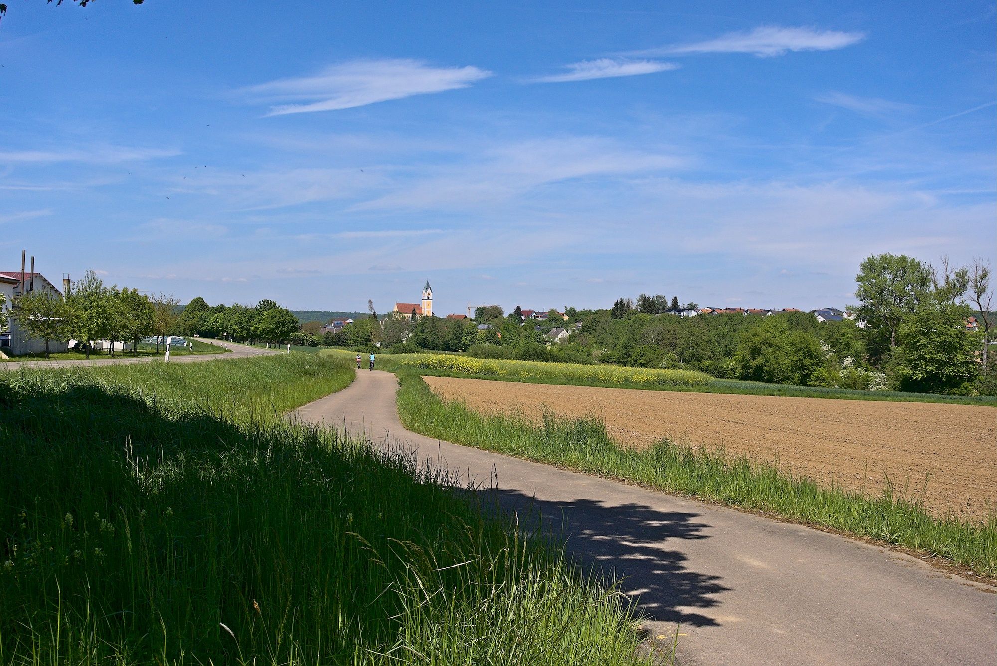 Zufahrt auf Finningen