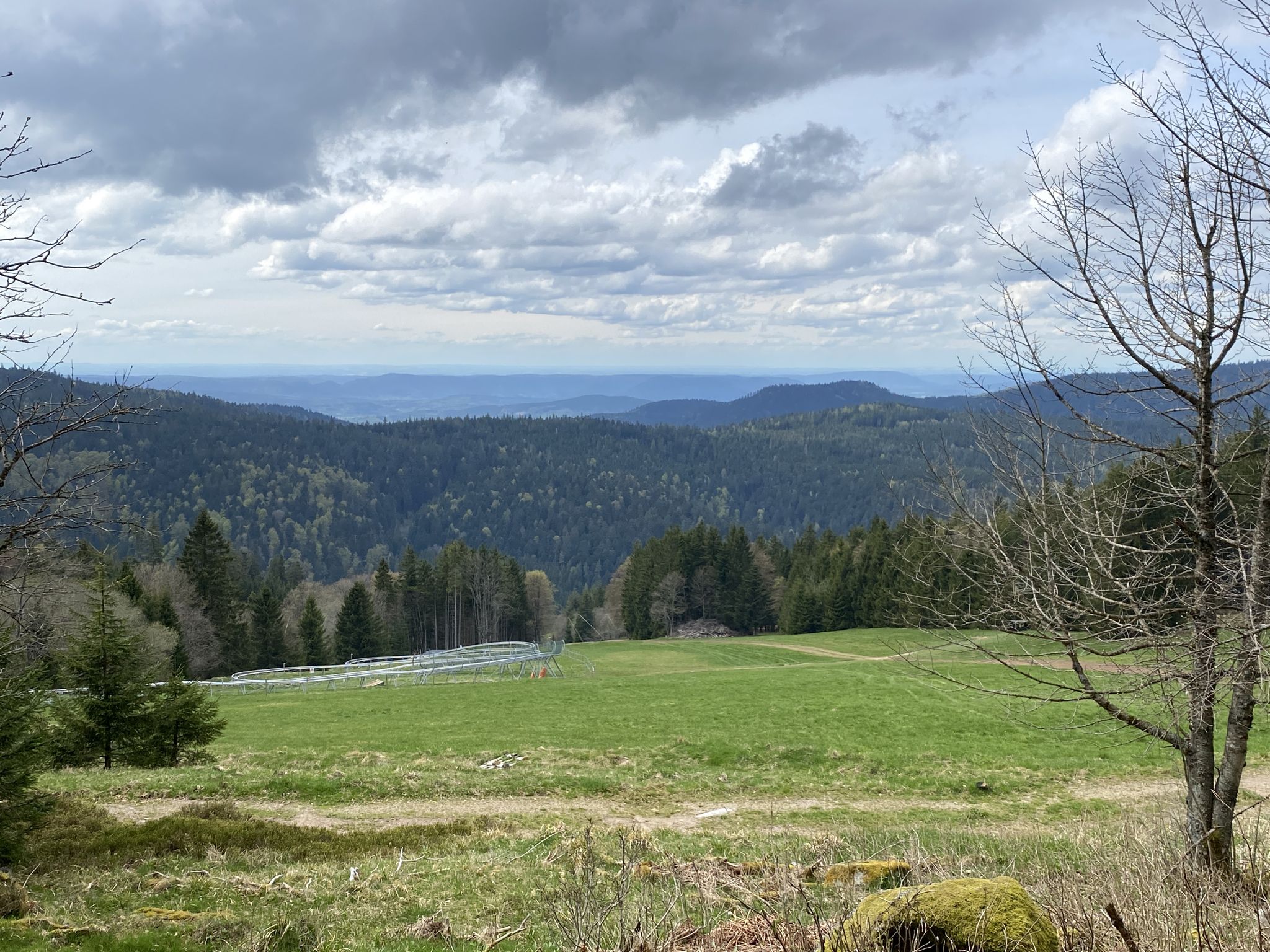 Blick vom Col du Calvaire