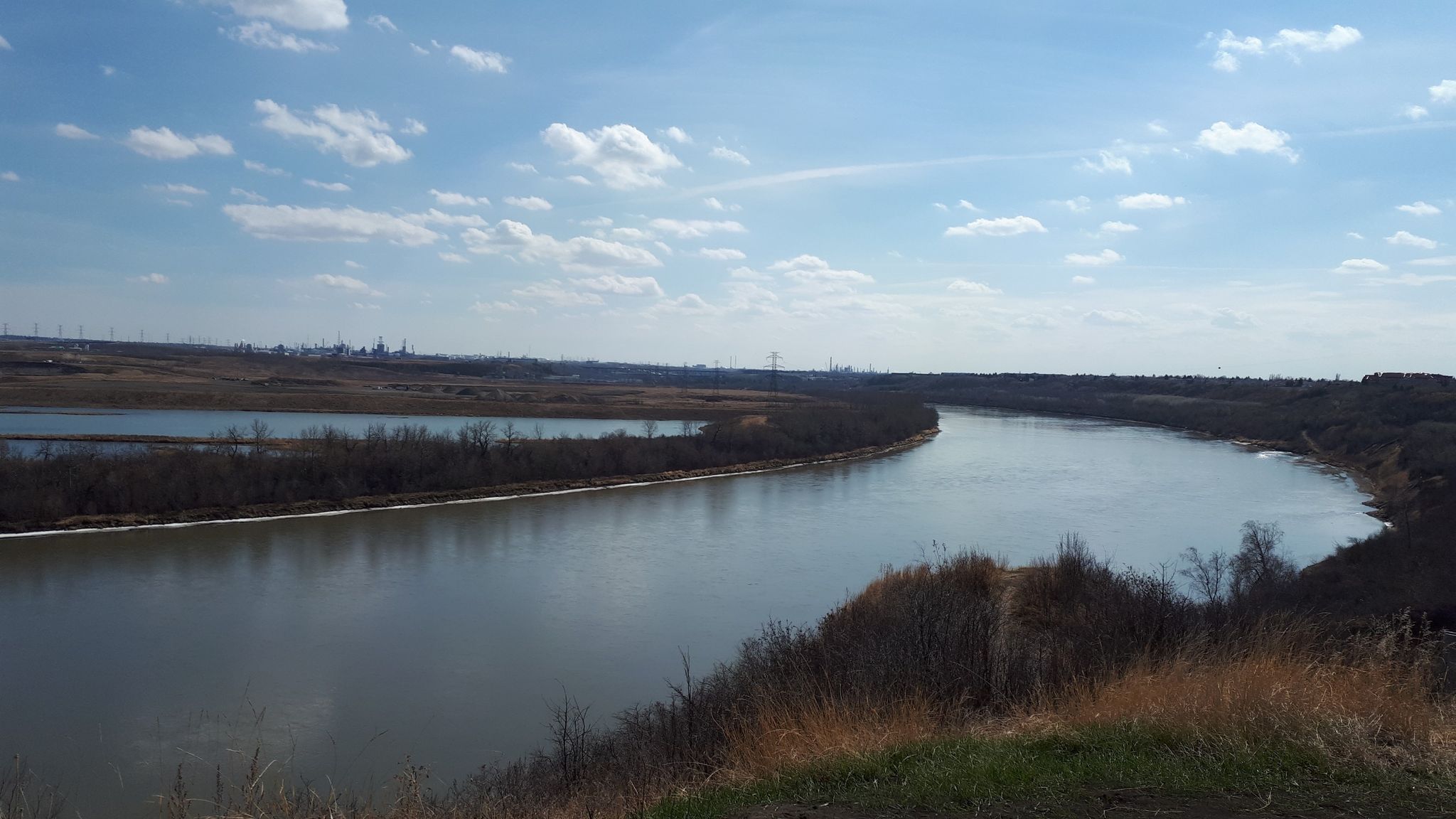 North Saskatchewan River from Fraser Ravine Lookout