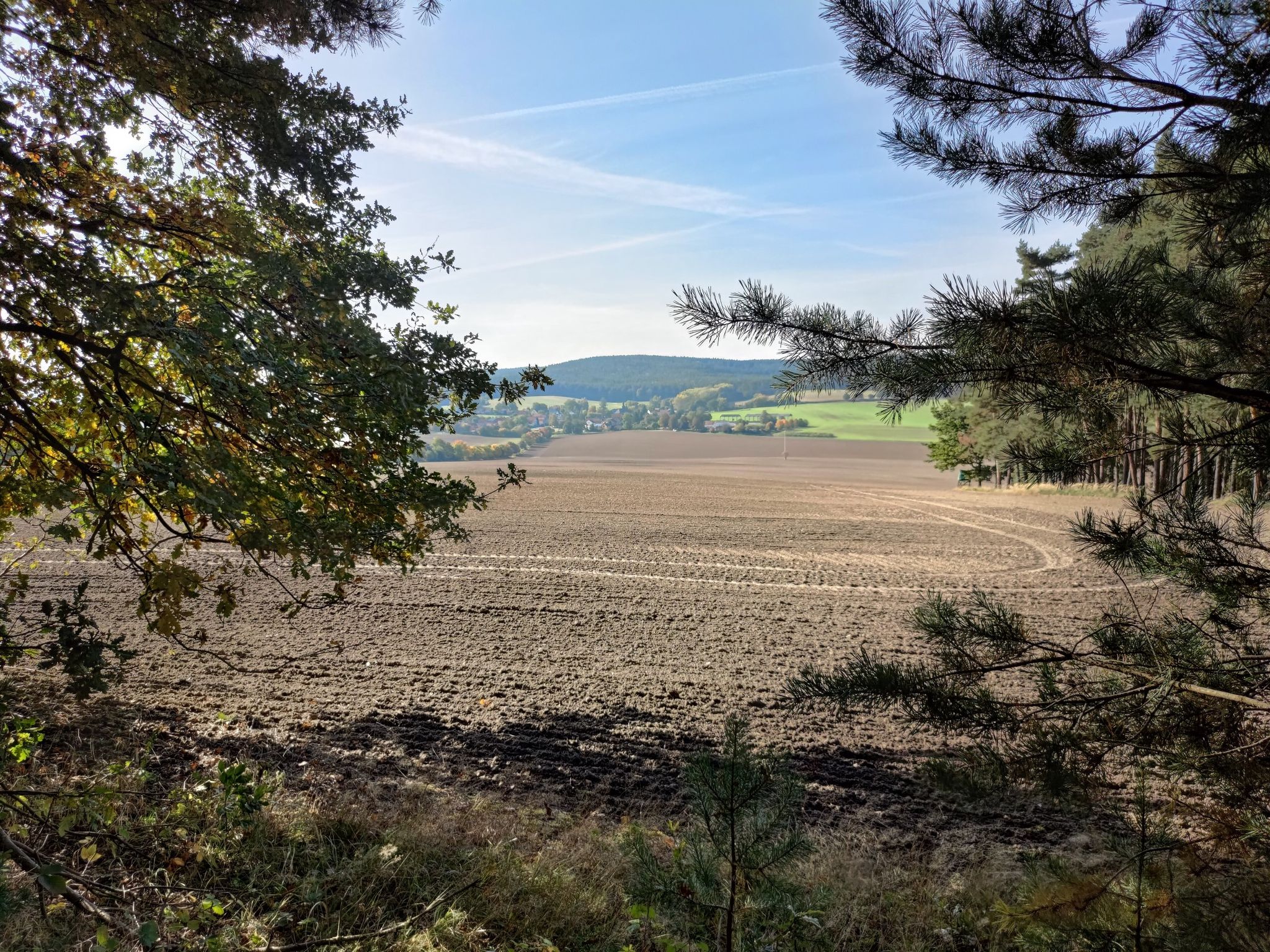 Blick auf Herschdort
