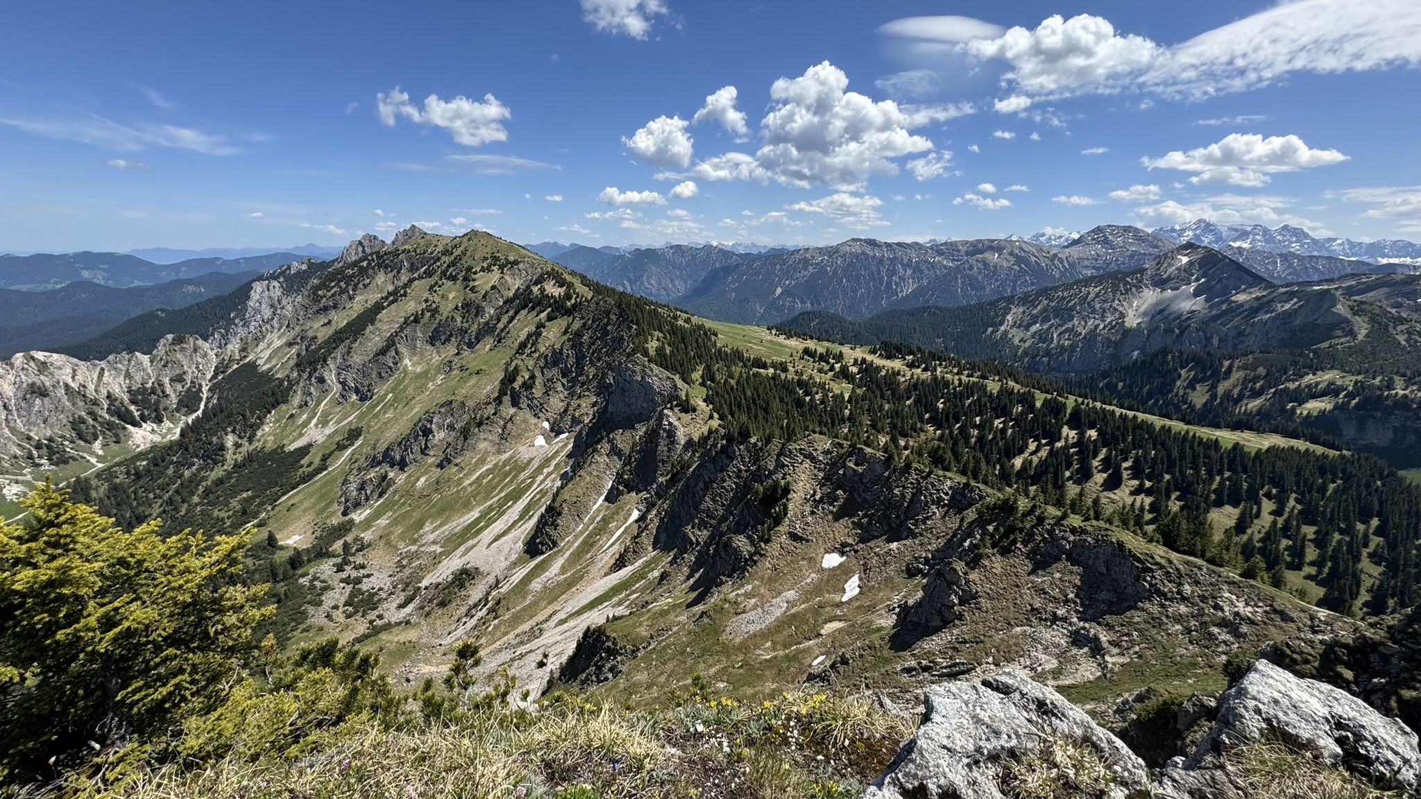 Blick auf den Grat