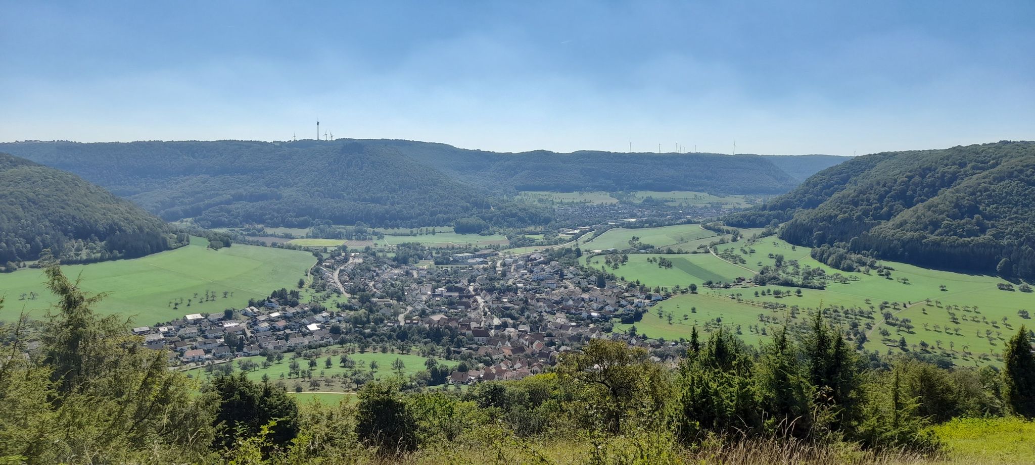 Blick vom Haarberg