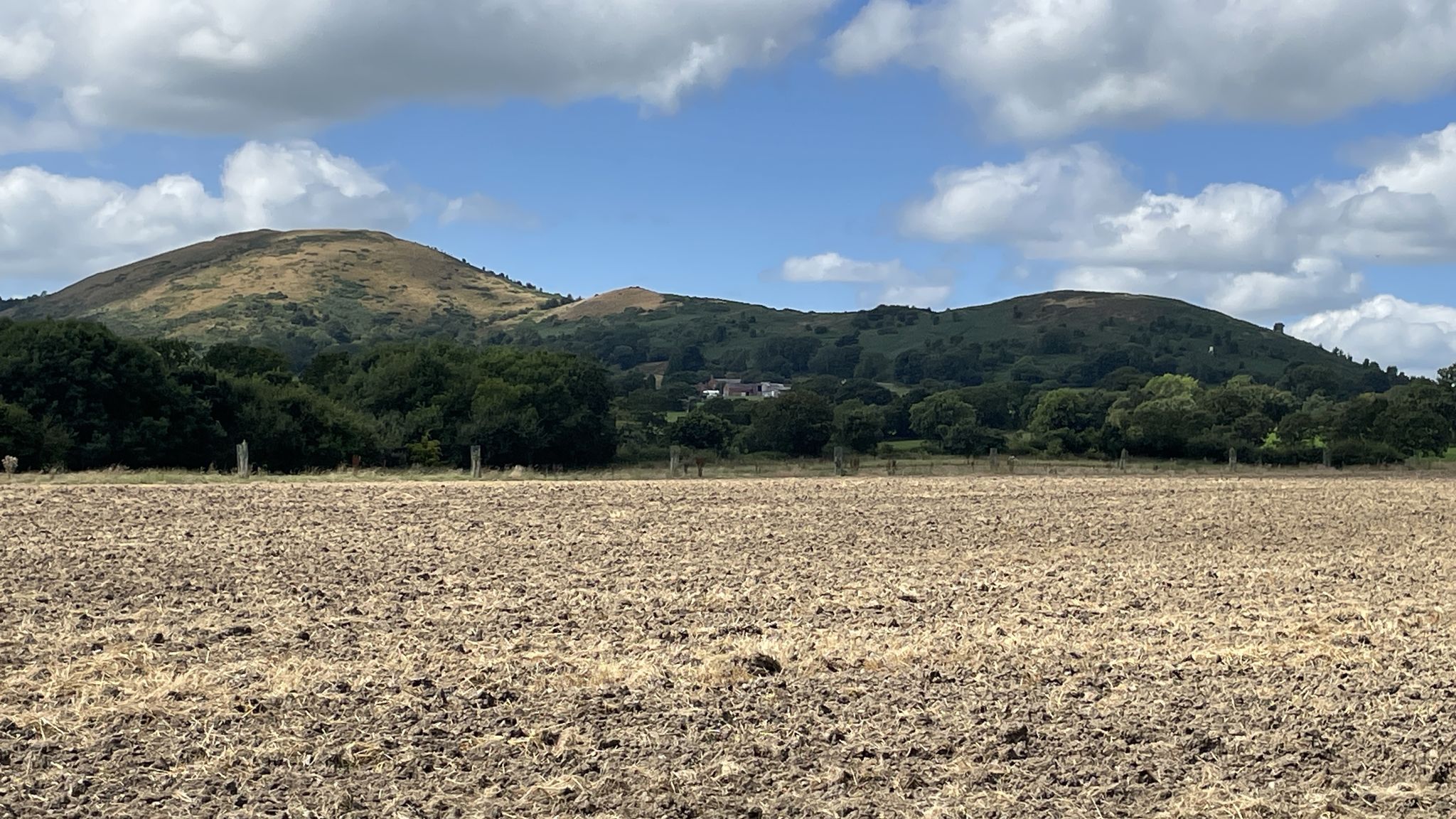What are those blue remembered hills?