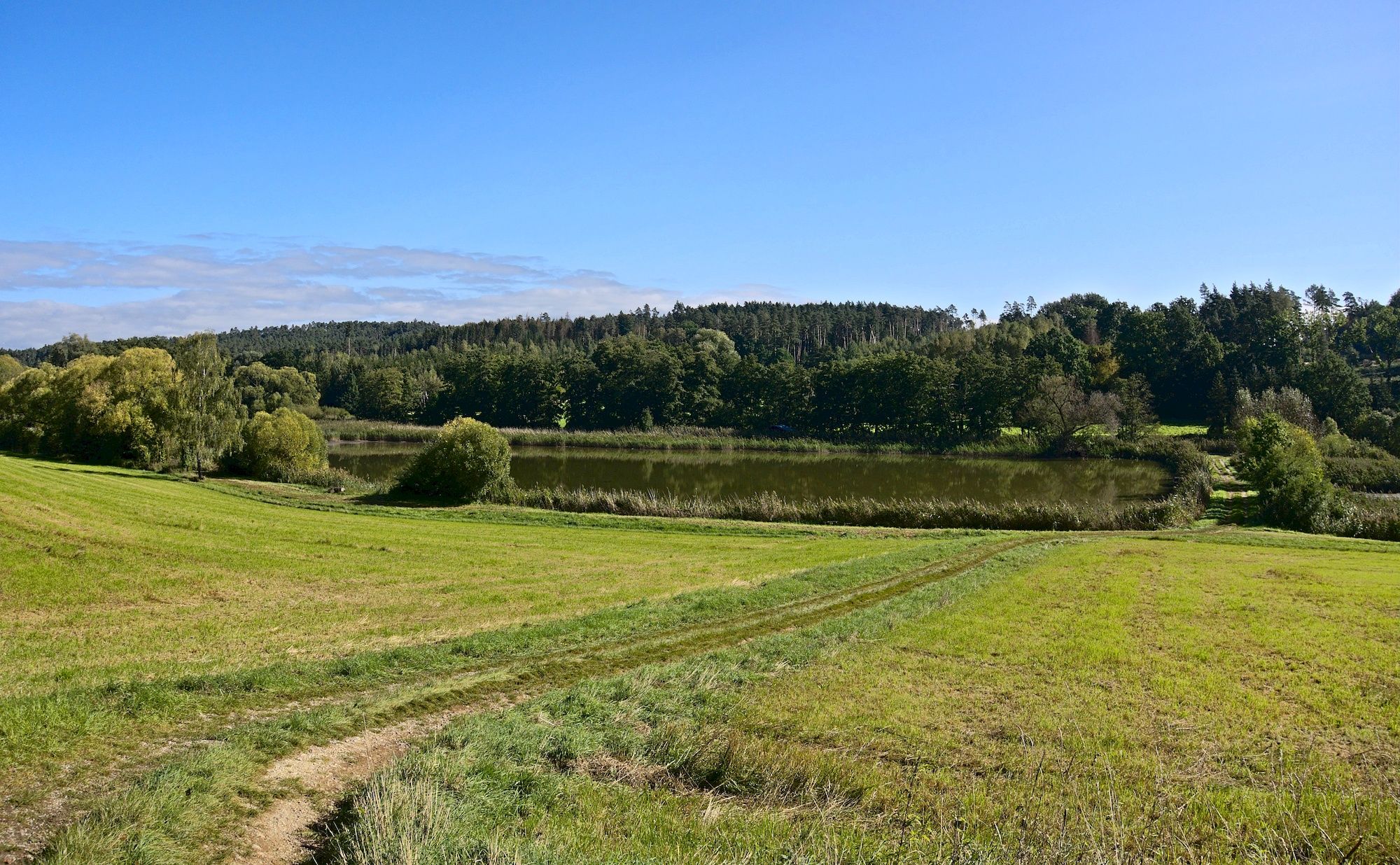 Idyllisch auch der Blick in die andere Richtung