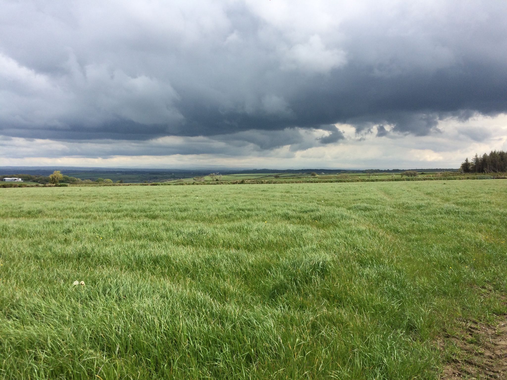 Looking SE toward Dartmoor