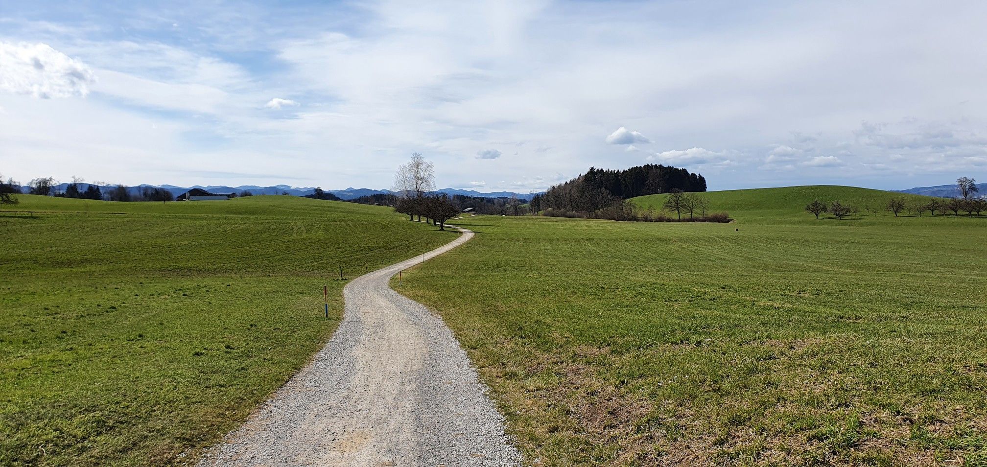 trotz Sturmwind schönes Wetter (Westsicht)