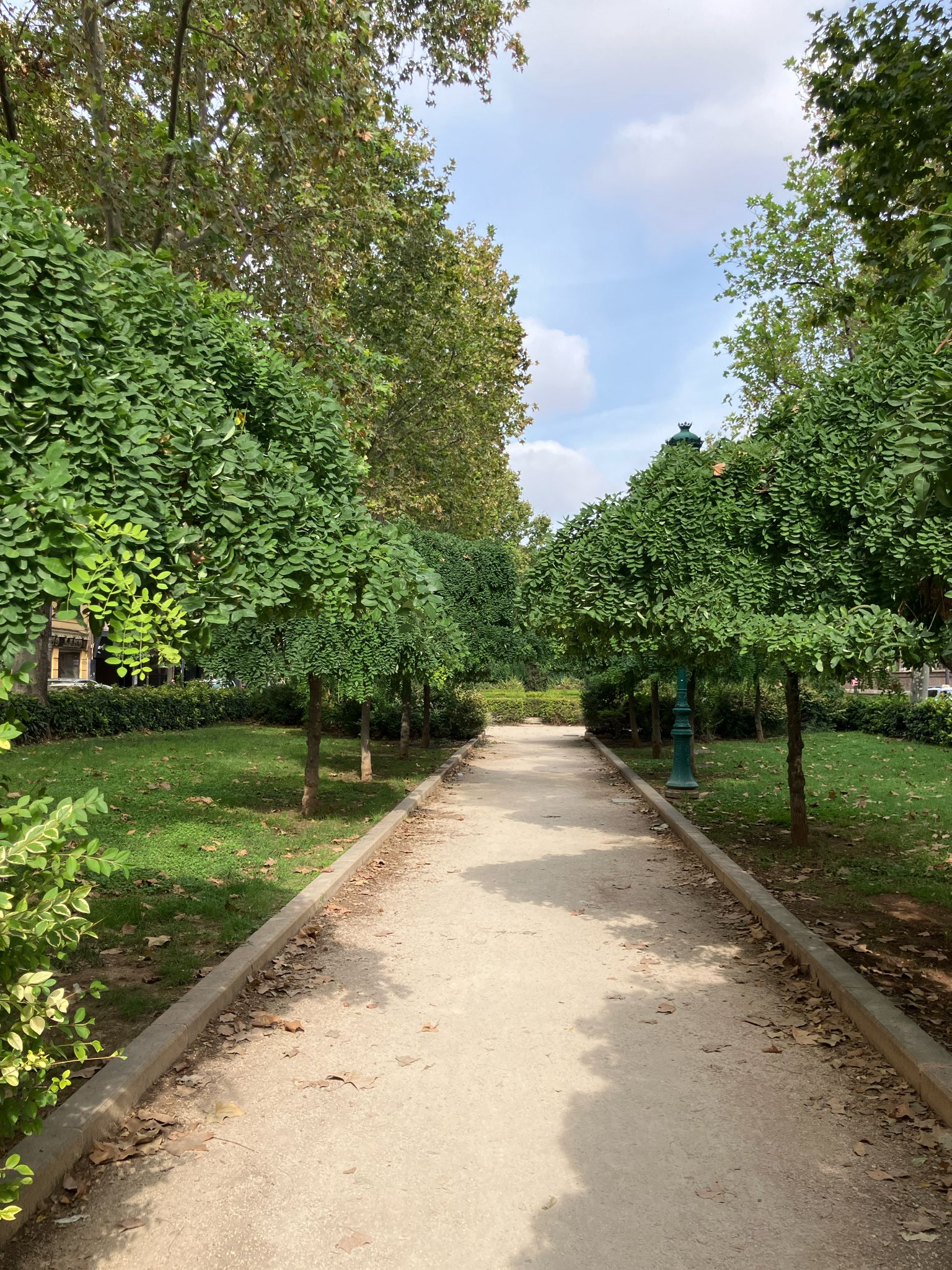 einer der vielen Parks in Valencia