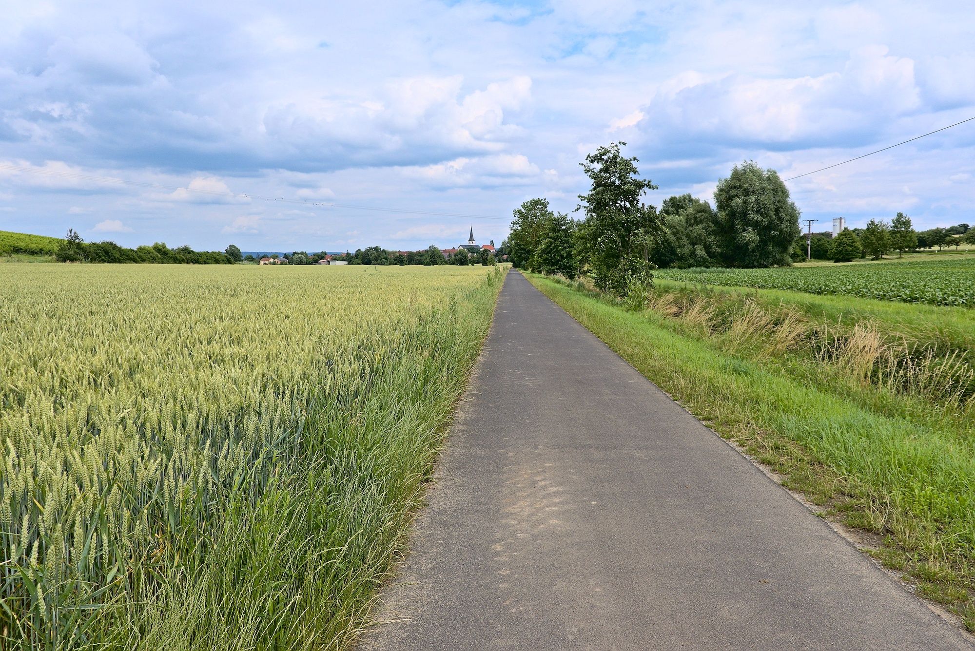 Zufahrt auf Frankenwinheim