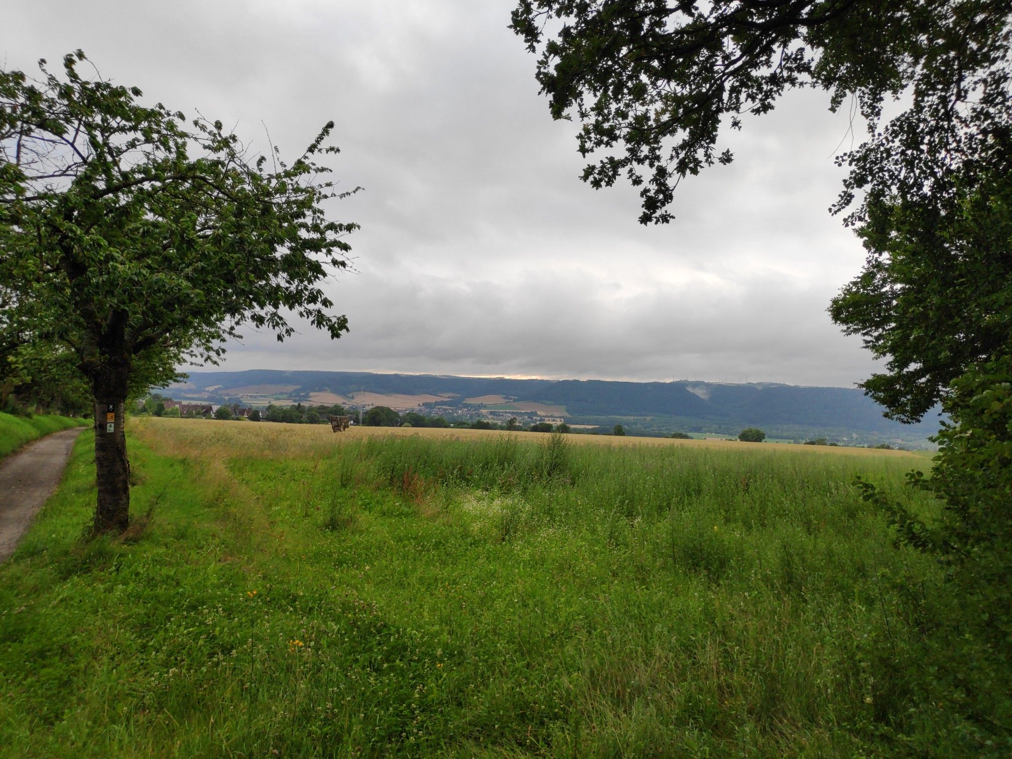 Blick ins Wesertal