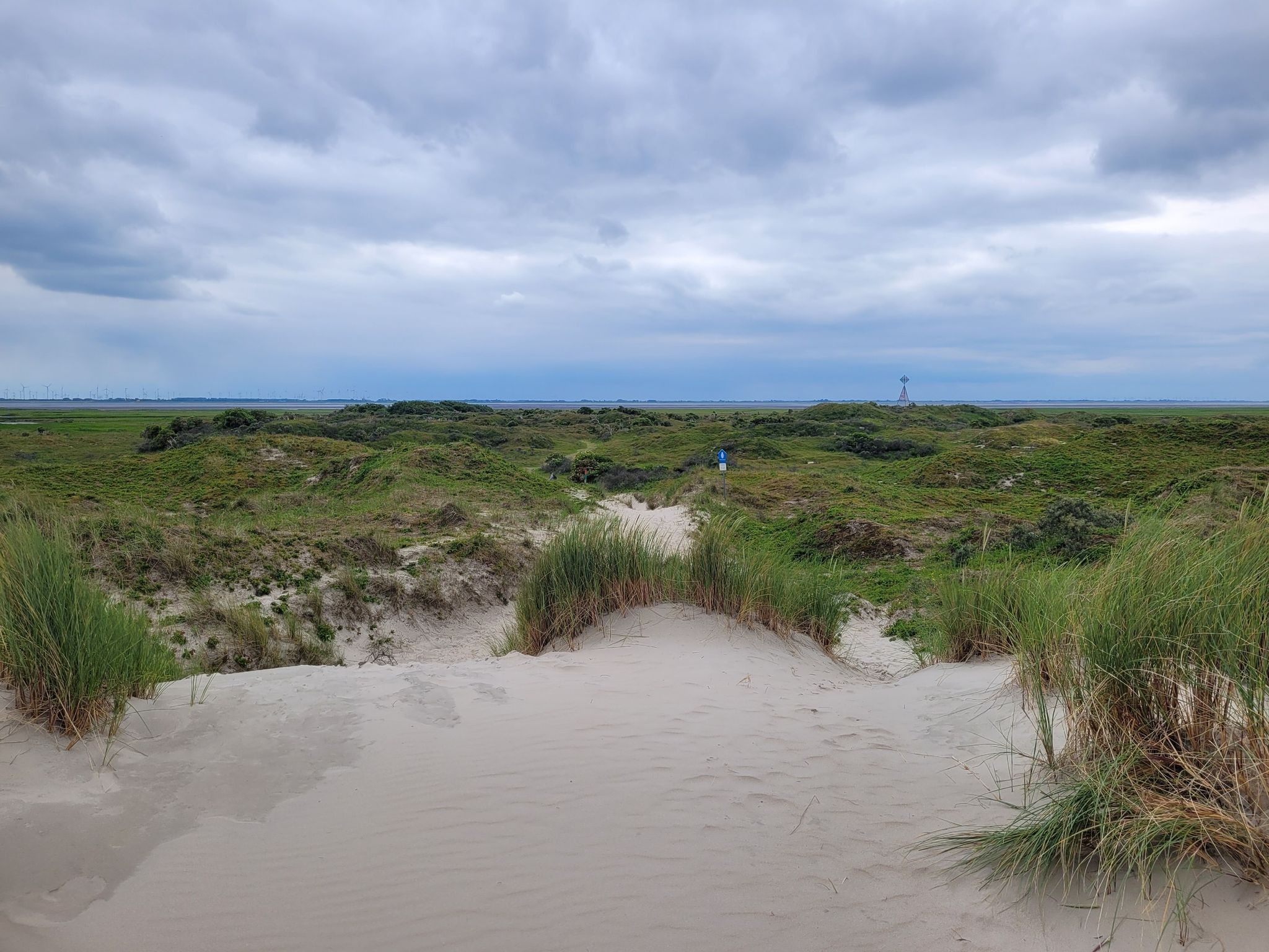 Oben angekommen, Blick nach vorn