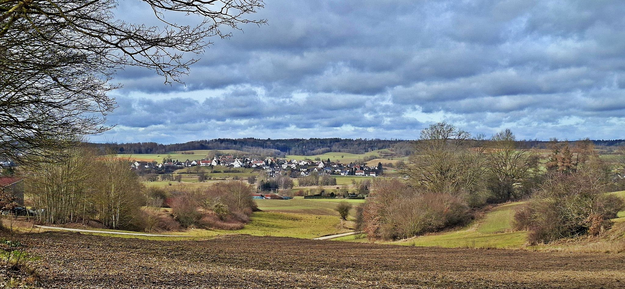Blick nach Schlipsheim