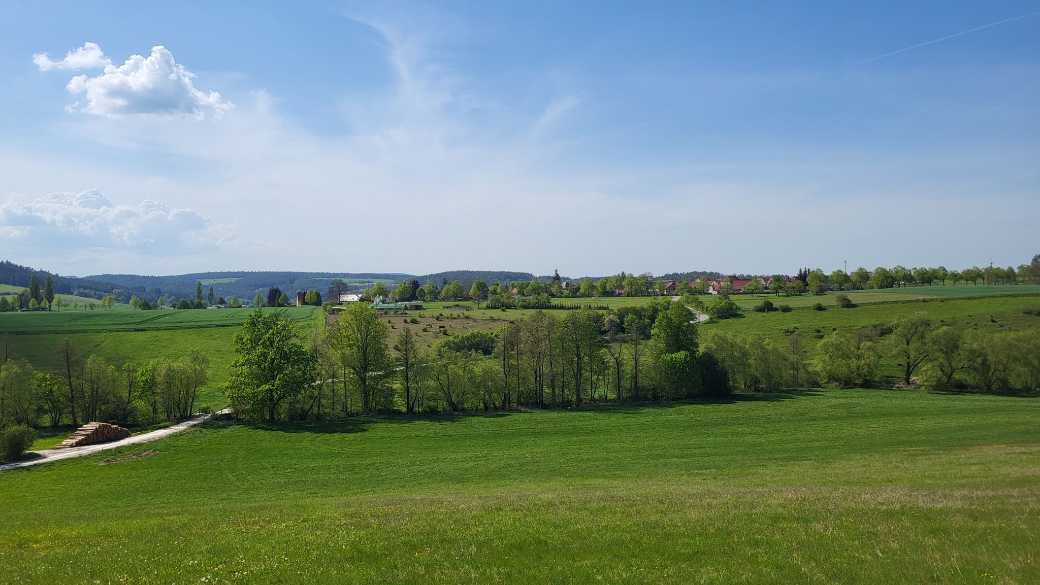 Blick auf Neusiß...