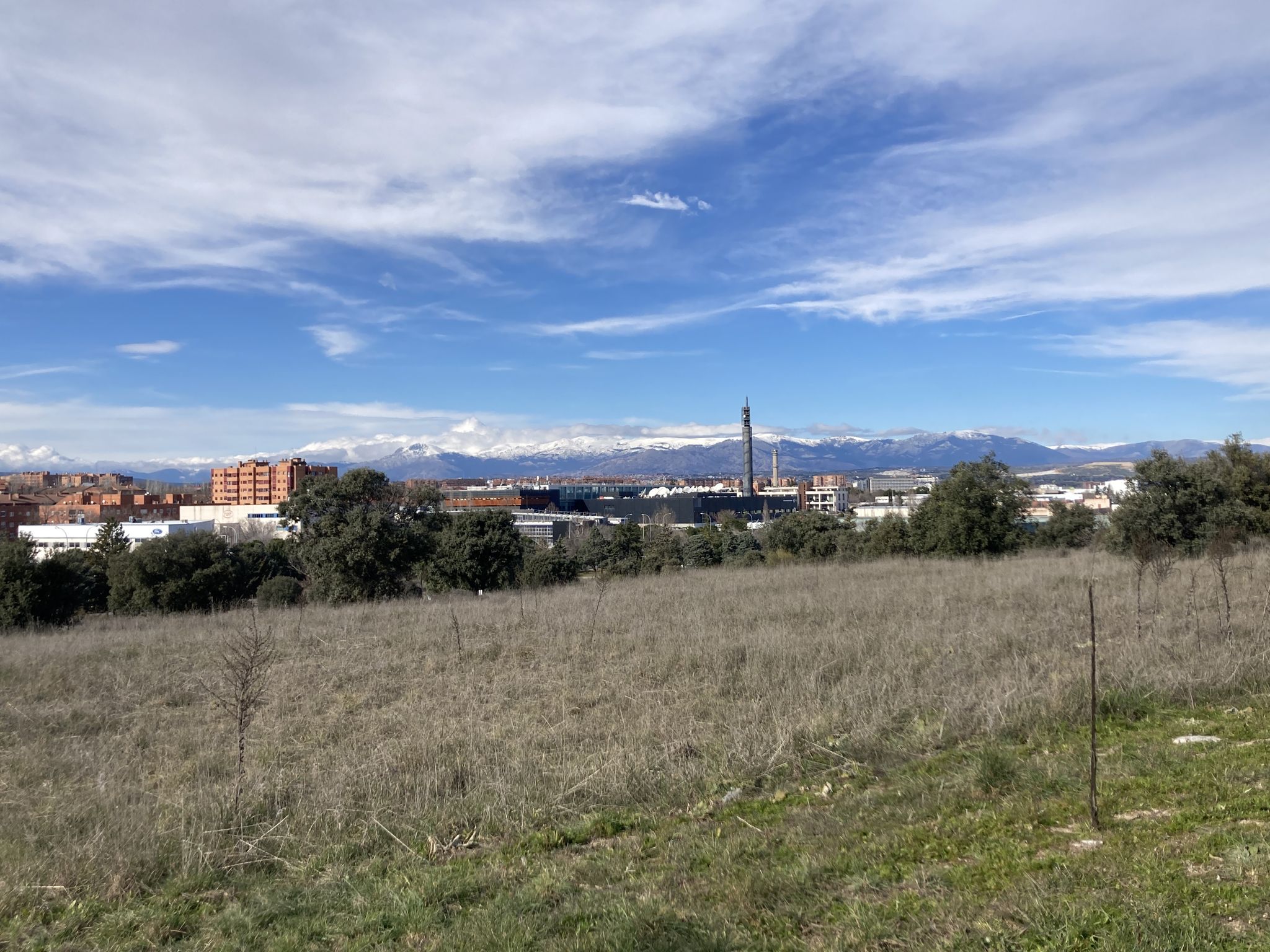 Bonito paisaje de Tres Cantos y alrededores.