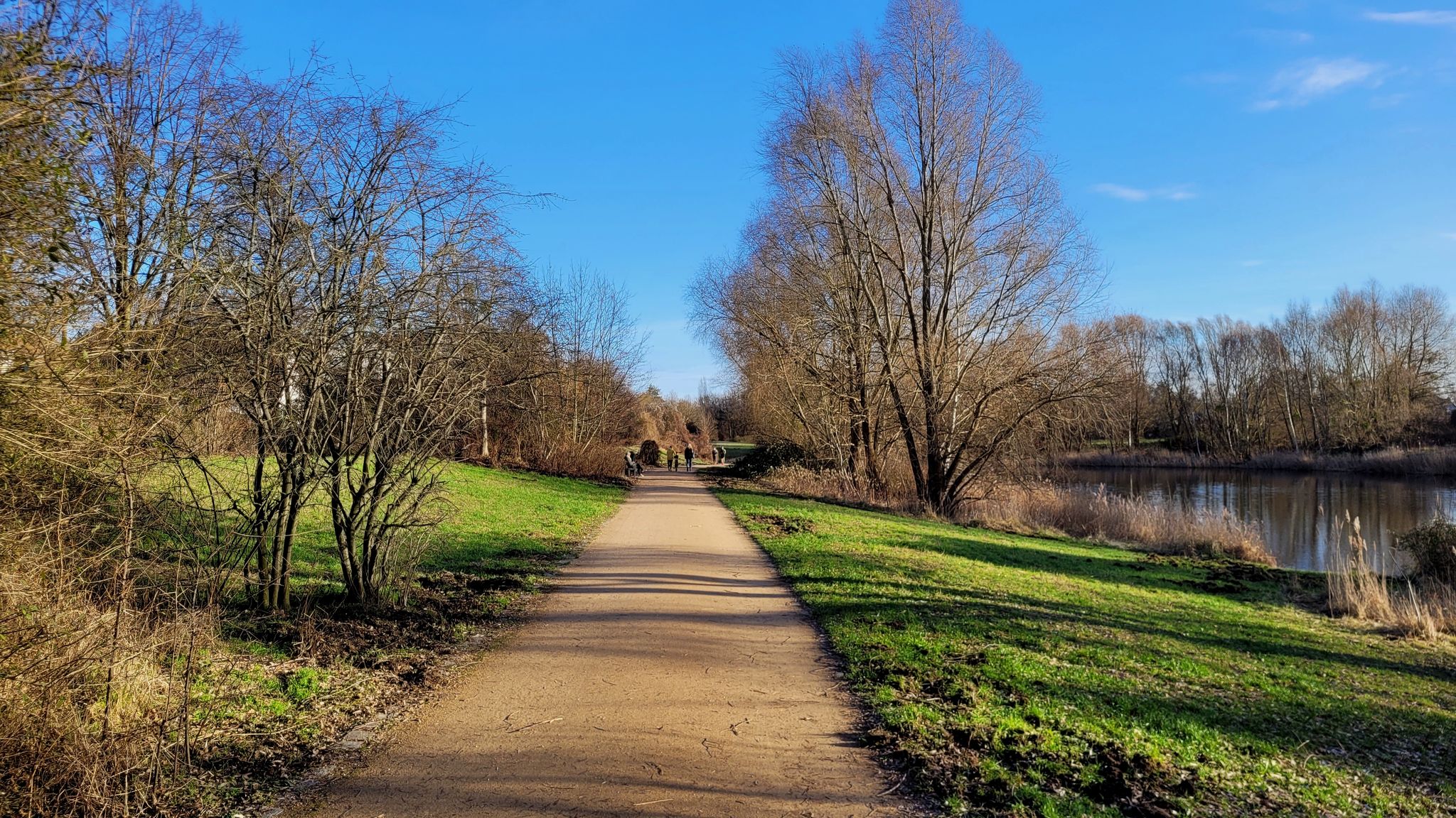 Parkanlage entlang der Spektelake