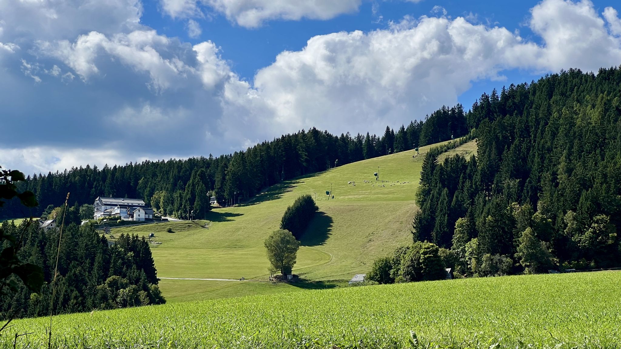 Schigebiet.