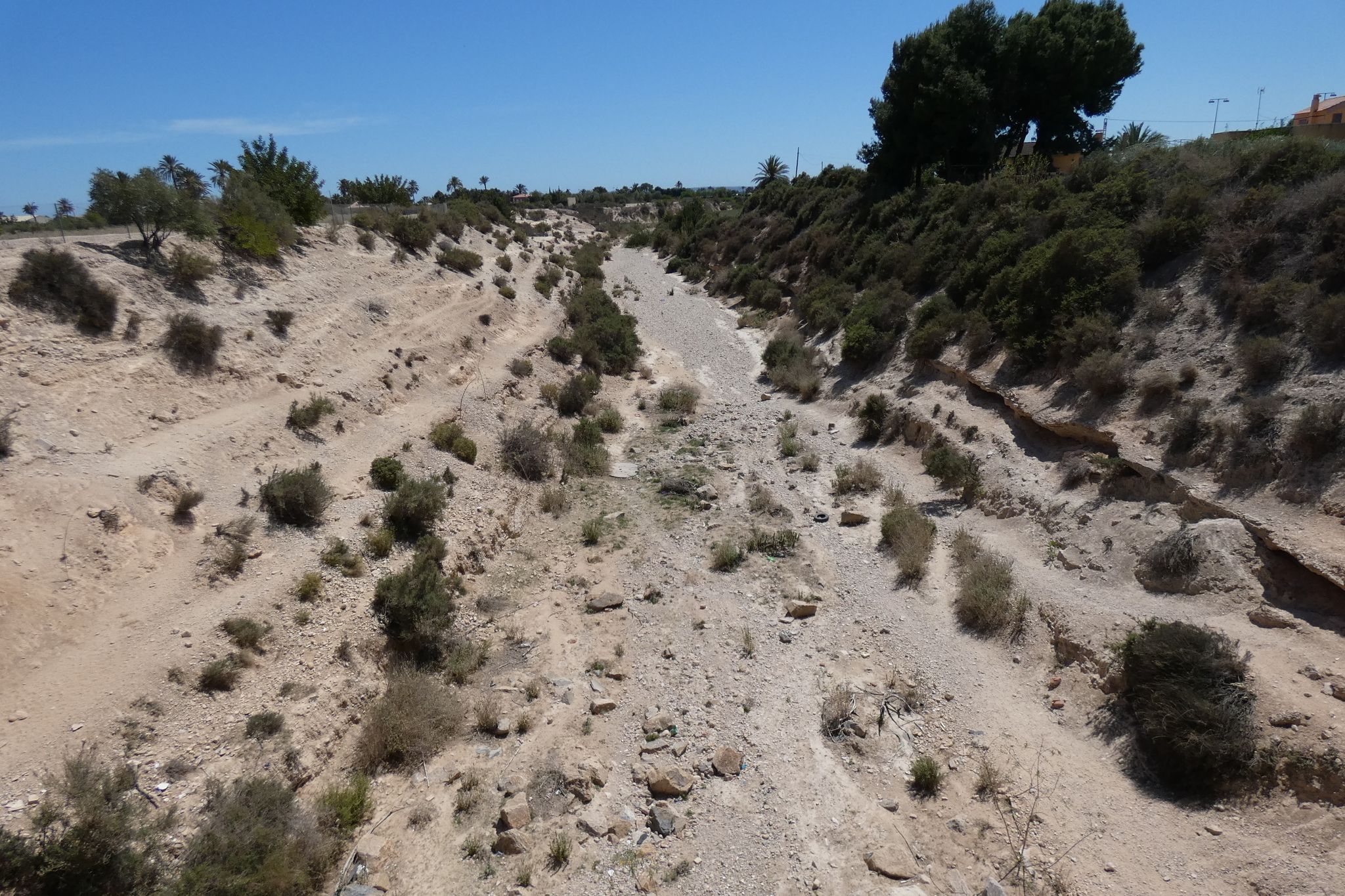 Ausgetrocknetes Flußbett