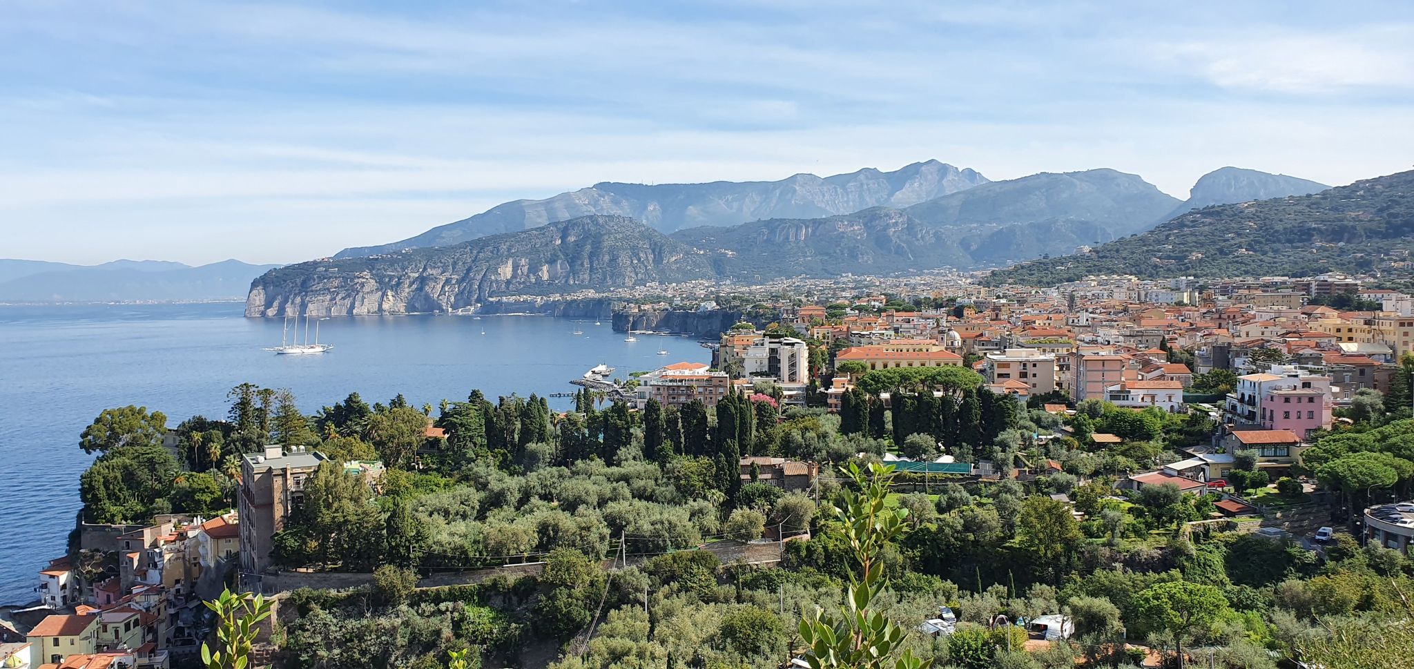 uitzicht op Sorrento