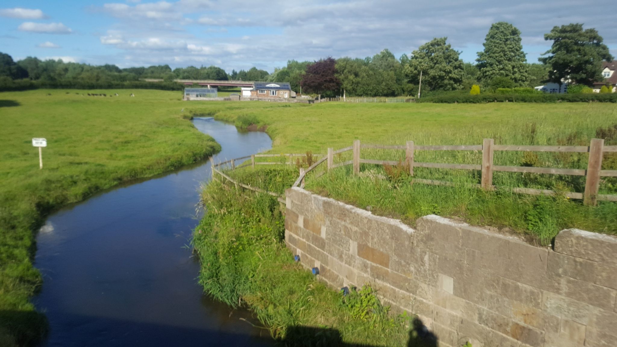 River Wheelock from Crewe Road