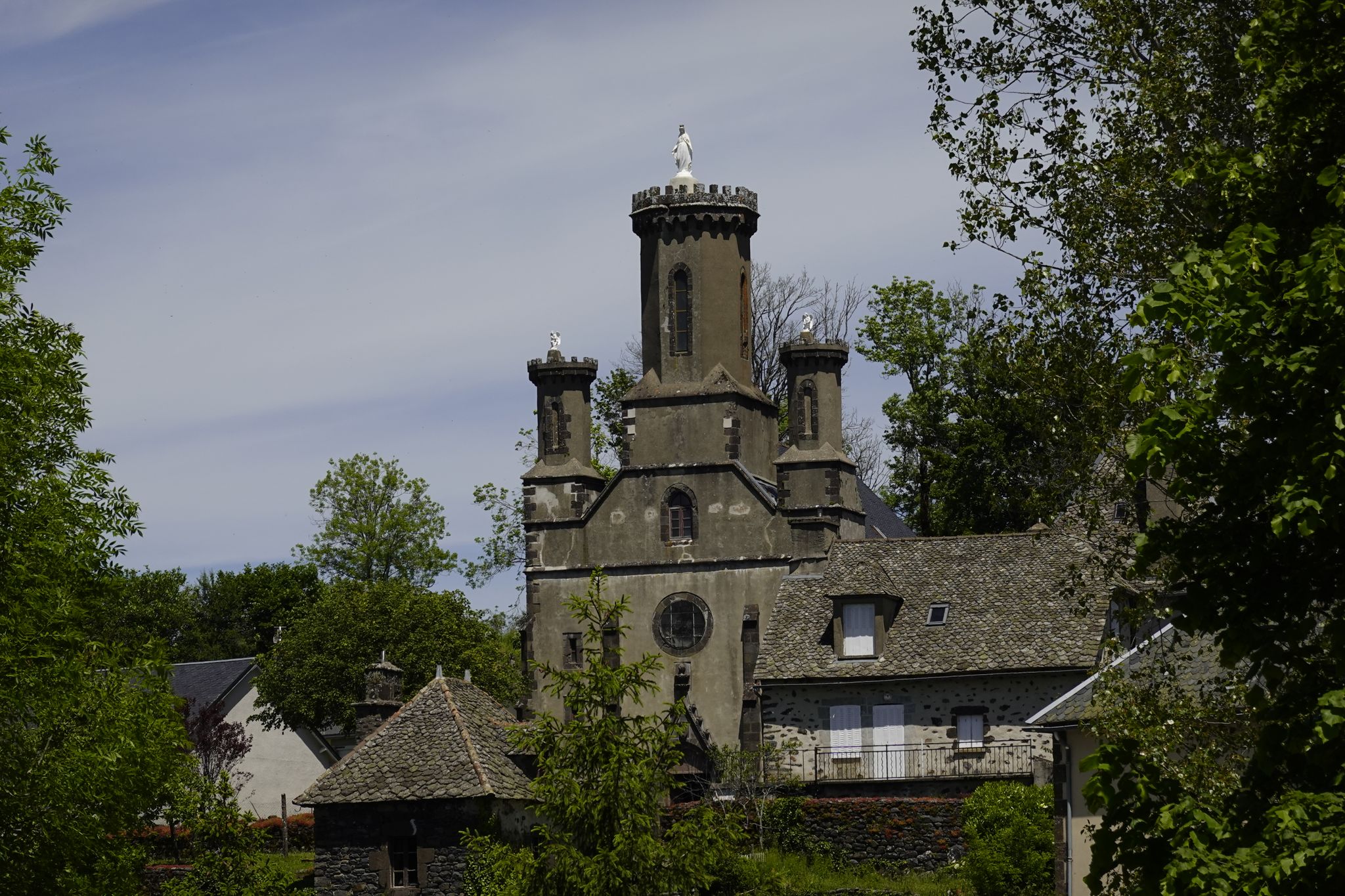 Blick zur Kapelle Notre-Dame-de-Lorette