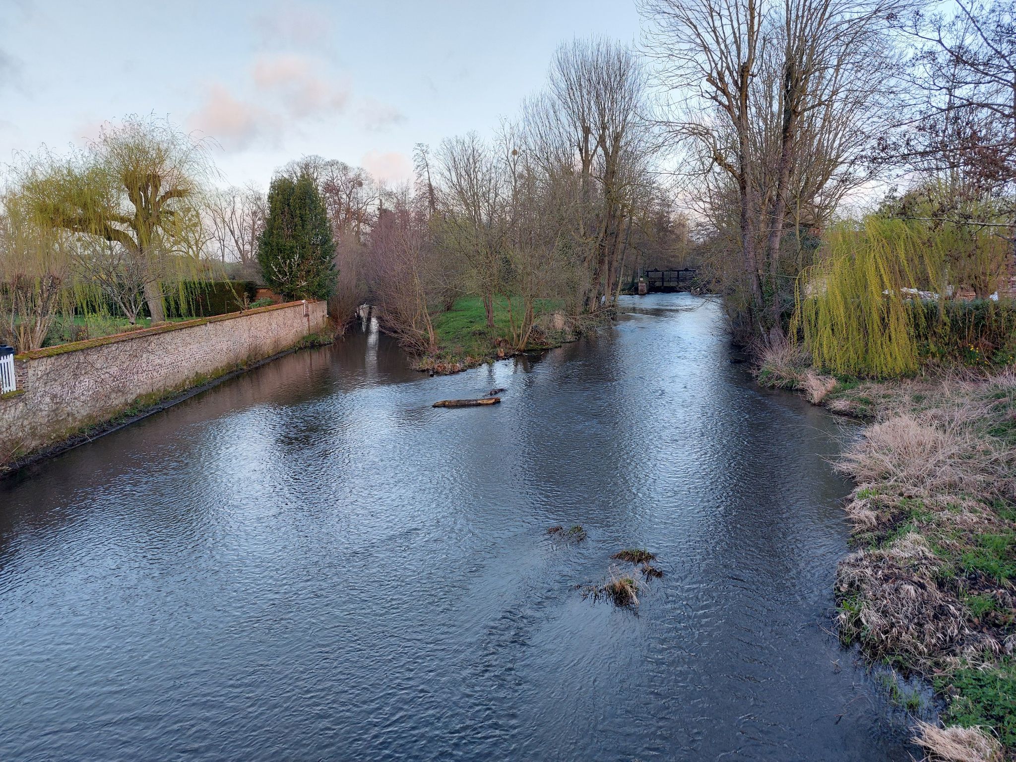 De rivier Eure bij St-Luperce