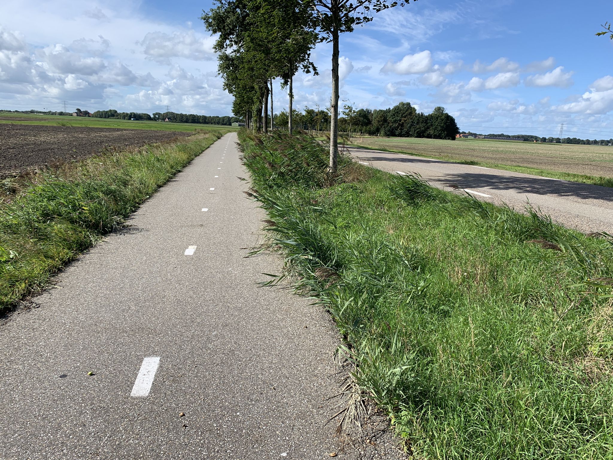 An solch breite Radtrassen muss sich erst mal gewöhnen 🚴‍♀️🚴‍♀️
