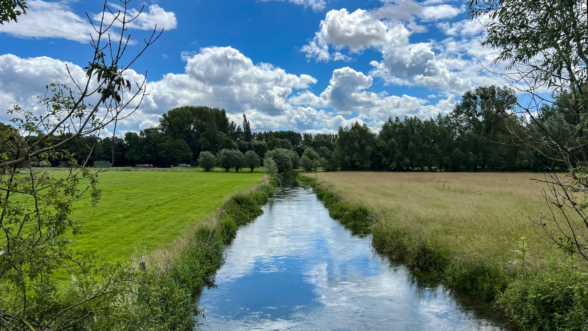 Blick auf die Heder