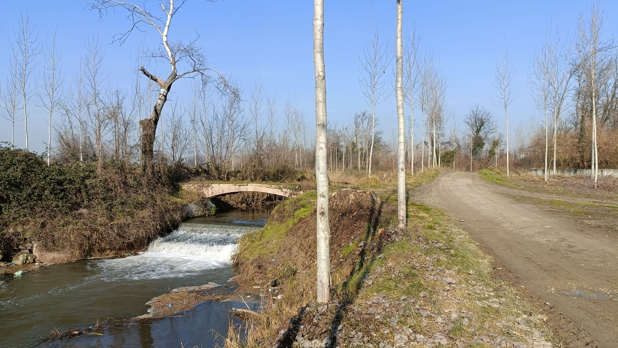 Lungo la il naviglio Melotta