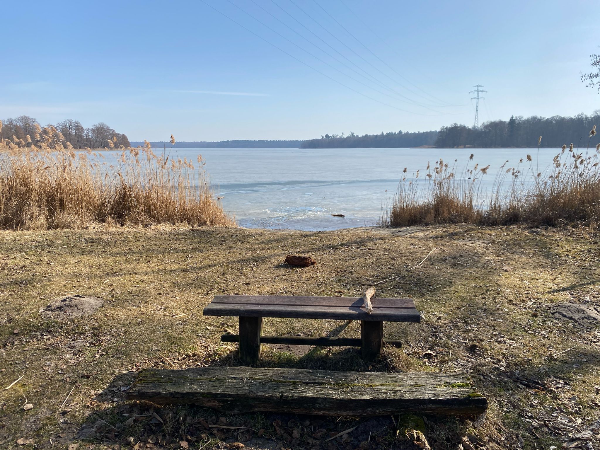 Drewensee (noch zugefroren)