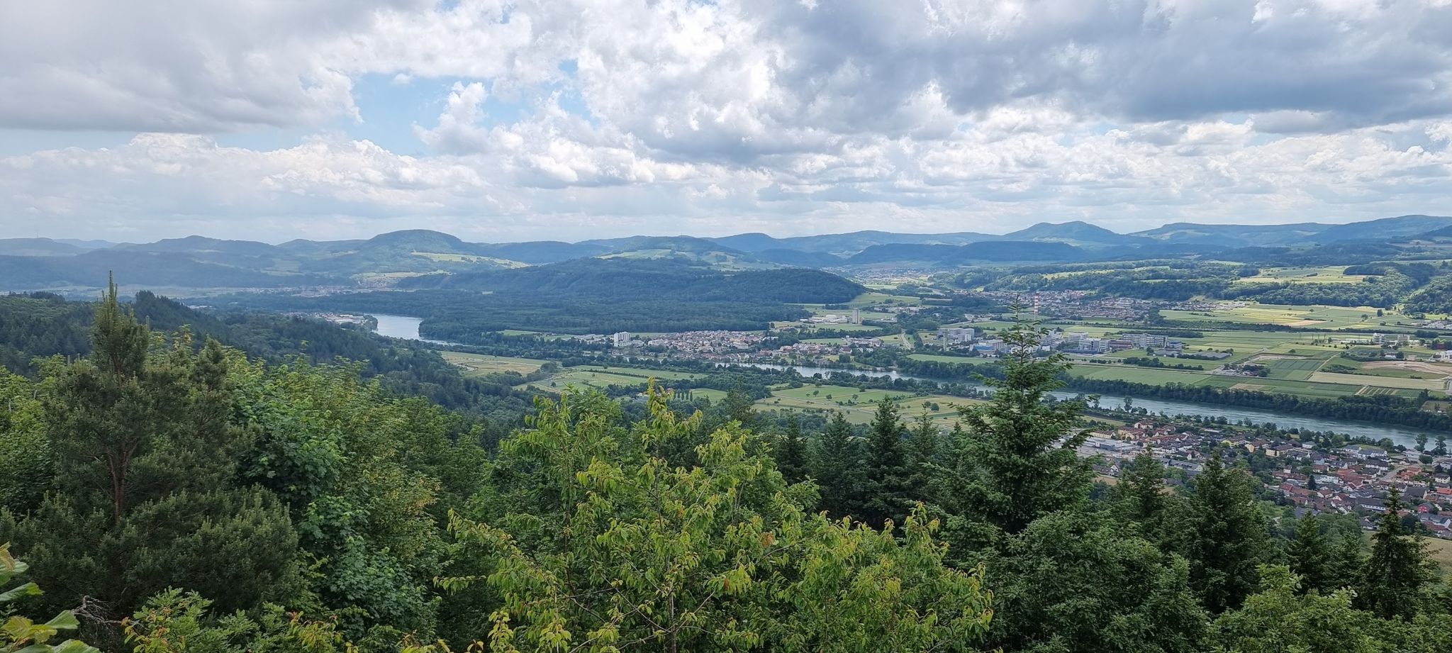 Ausblick von der Totenbühlhütte