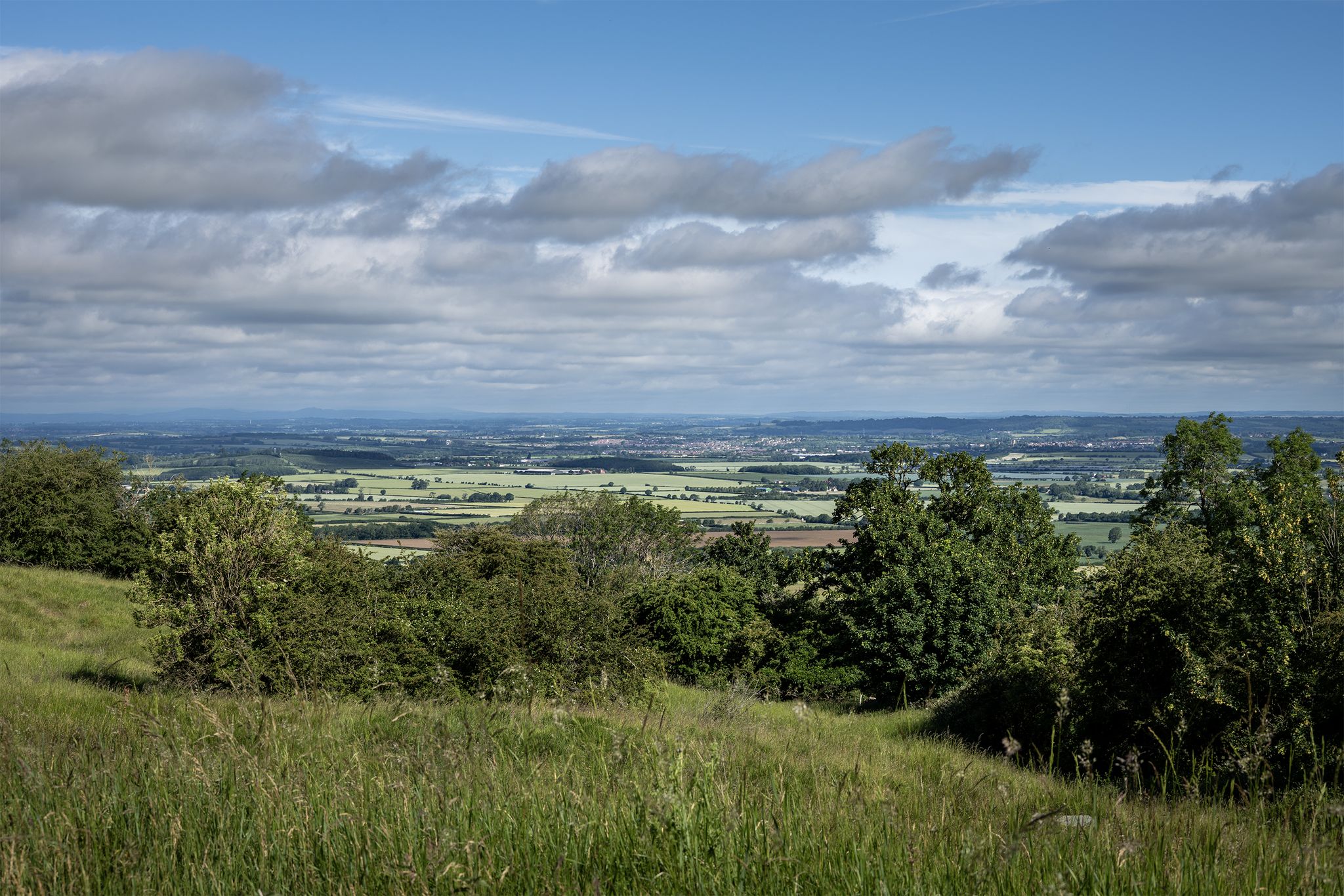 Looking out across the Vale