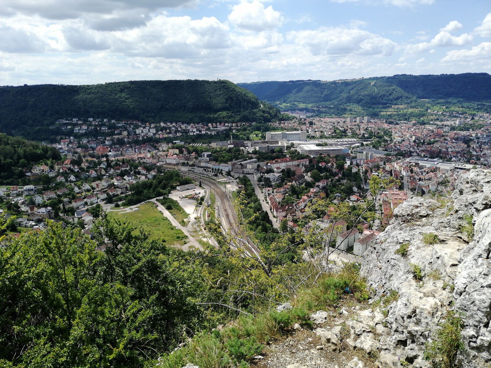 Ostlandkreuz-Geislingen vom Bismarkfelsen