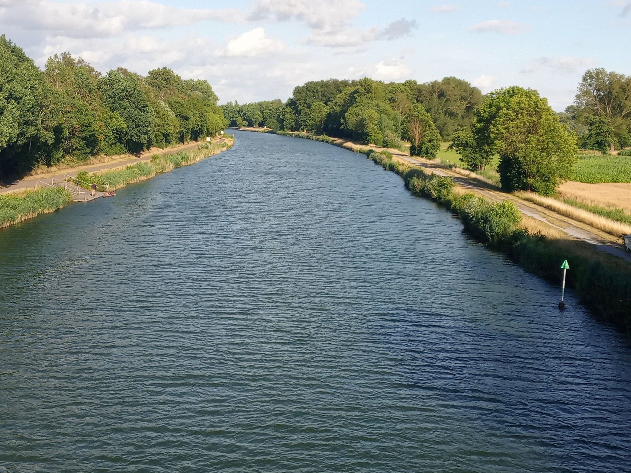Mittellandkanal : Brücke B65 - Blick nach Osten