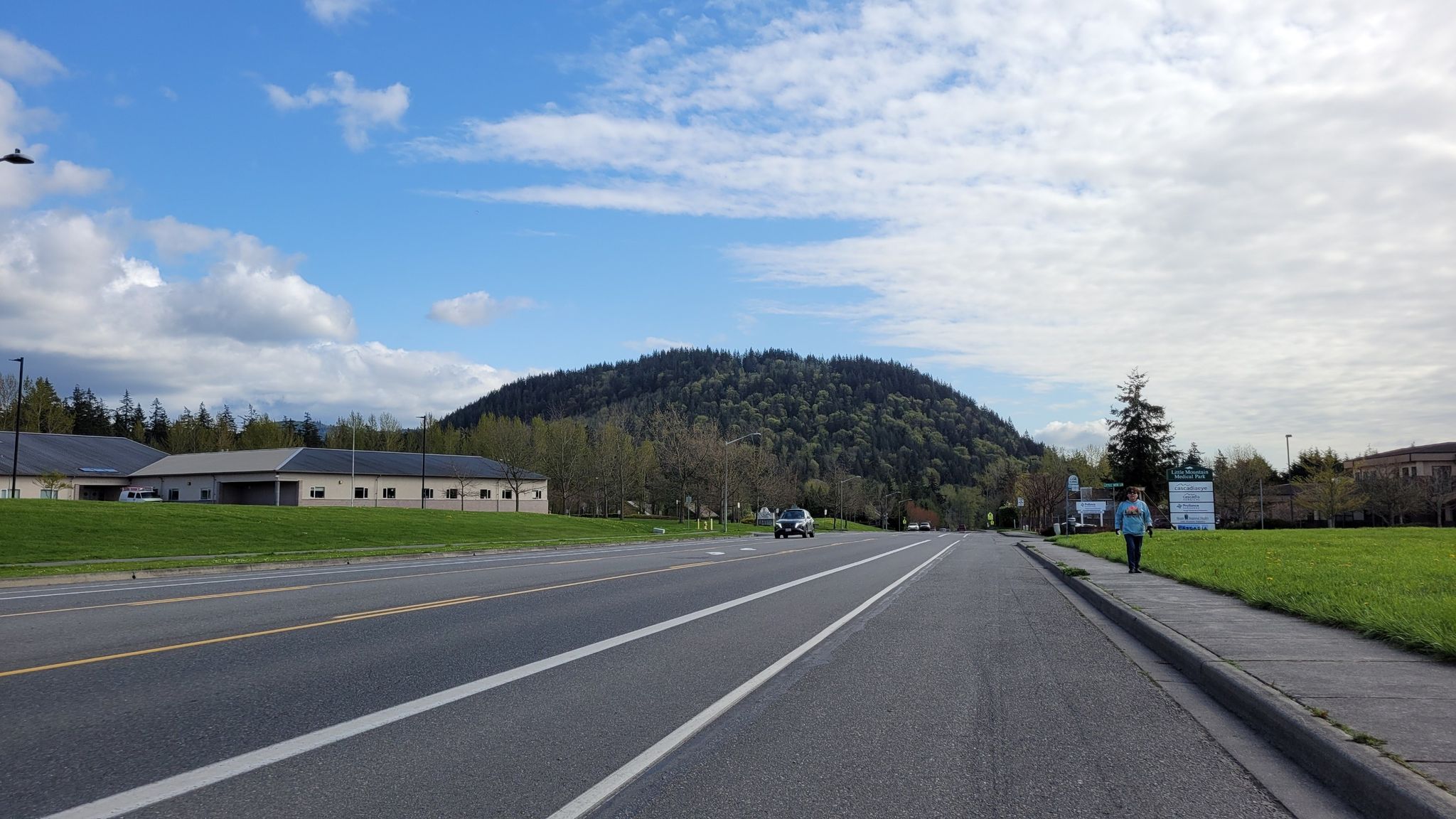 this is a view of Little Mountain Park where I go hiking