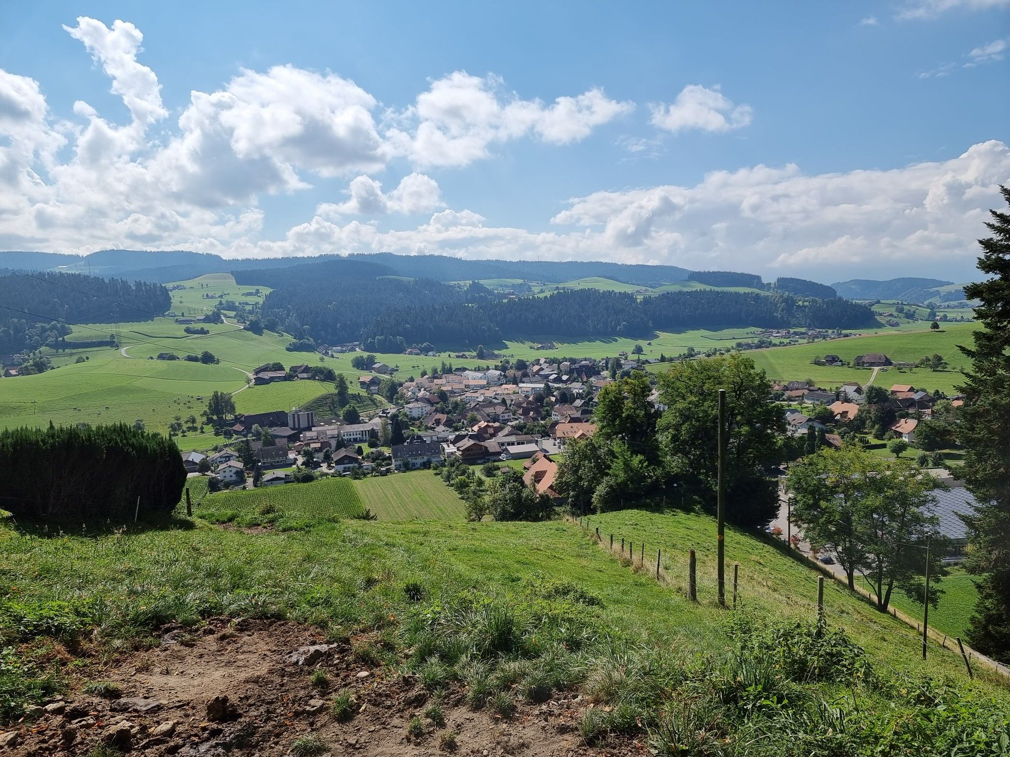 Blick auf Zäziwil
