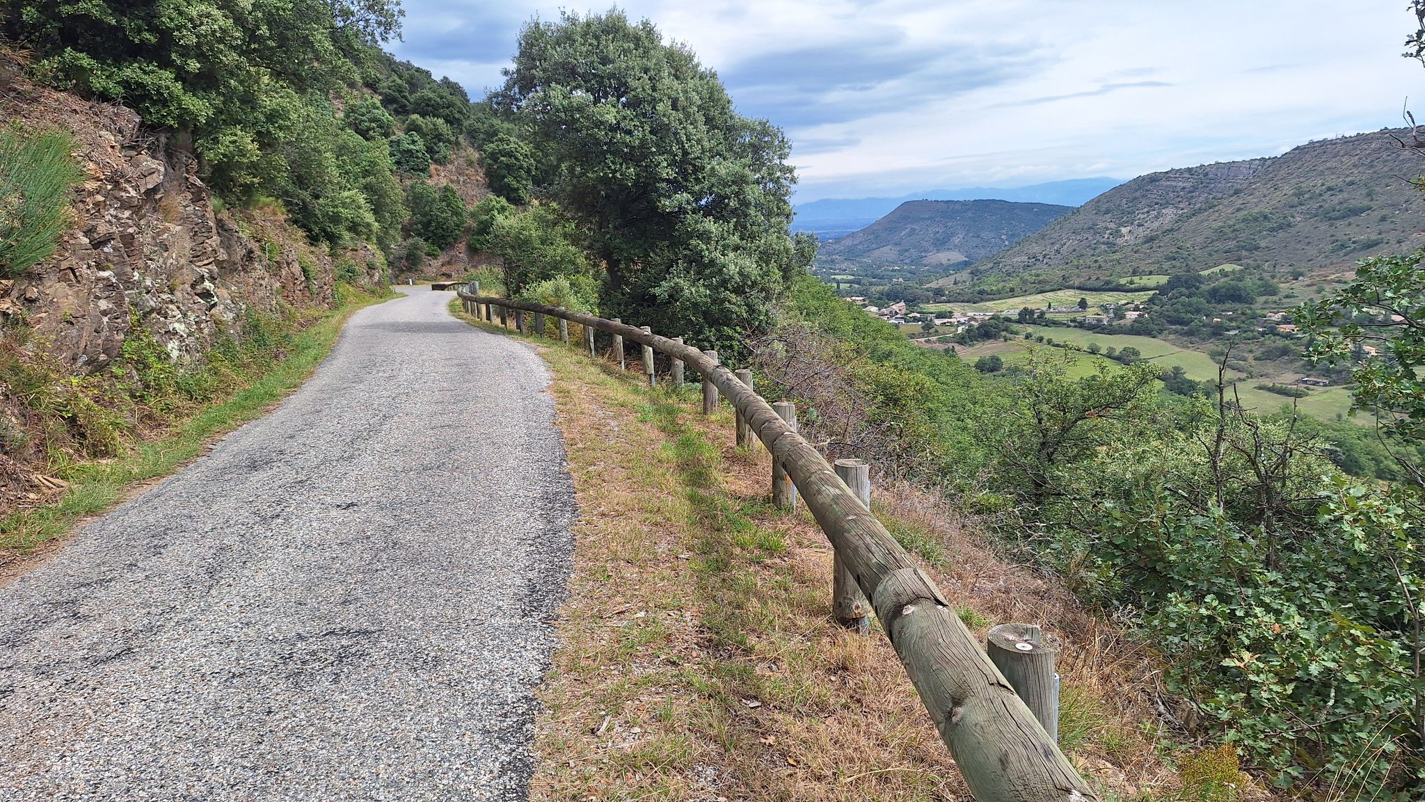 Descente vers Rompon.