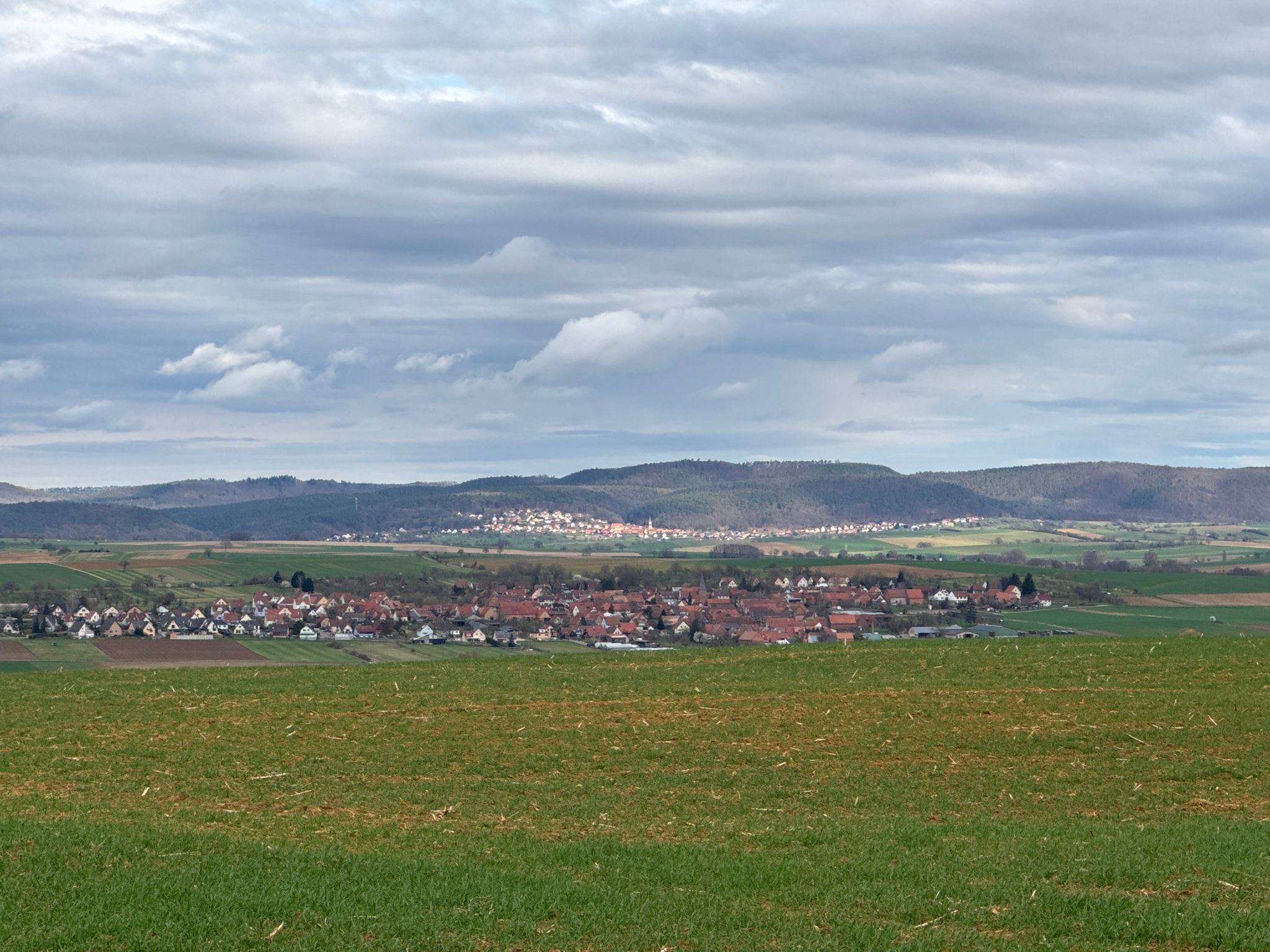 Blick in die Nordvogesen