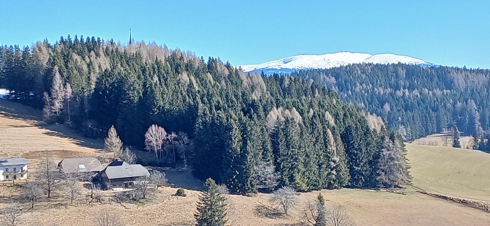 Bauer Nepraunig u. Kirchturmspitze, dah. Koralpe