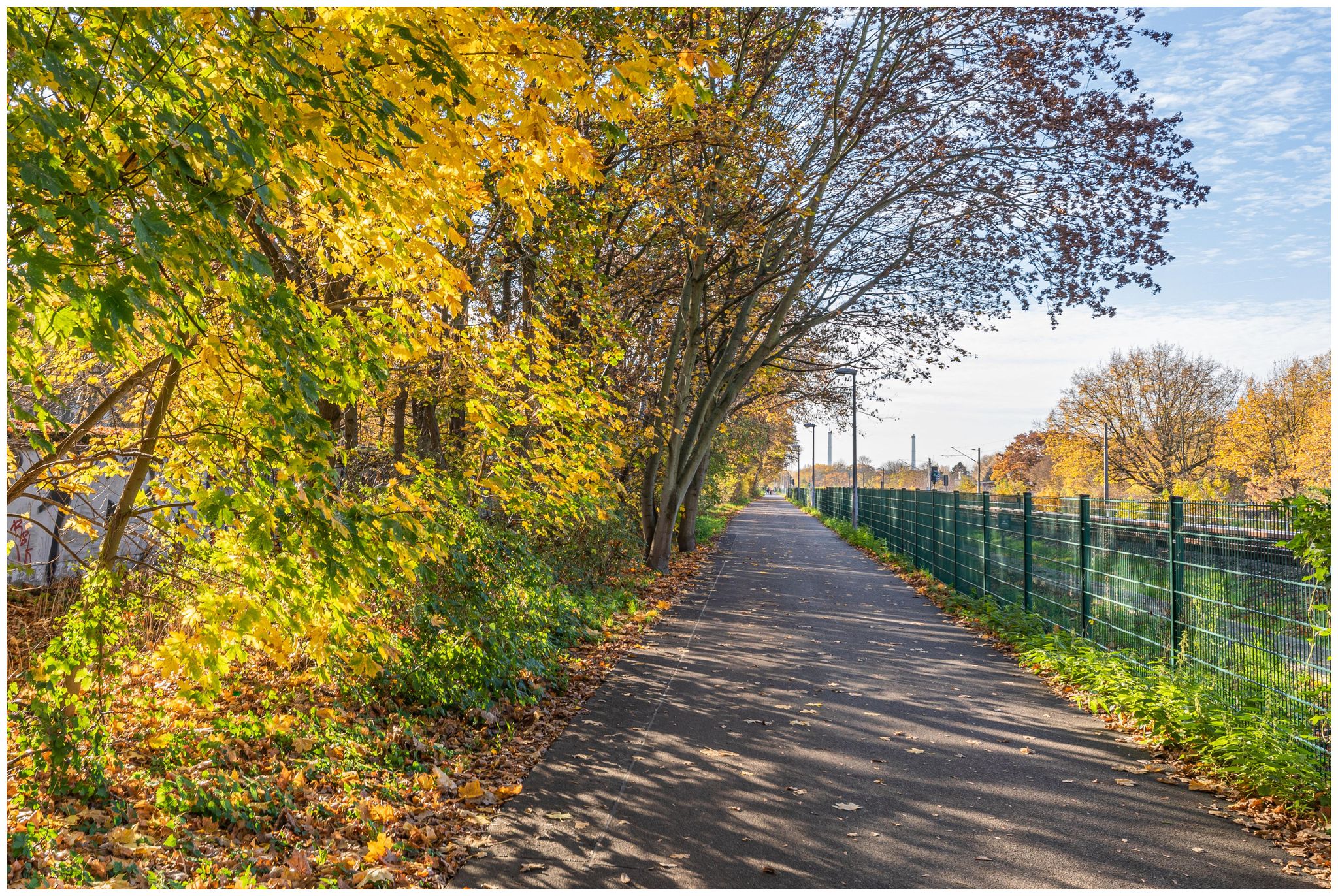 Richard- Kolkwitz-Weg zwischen Biesdorf und Friedrichsfelde