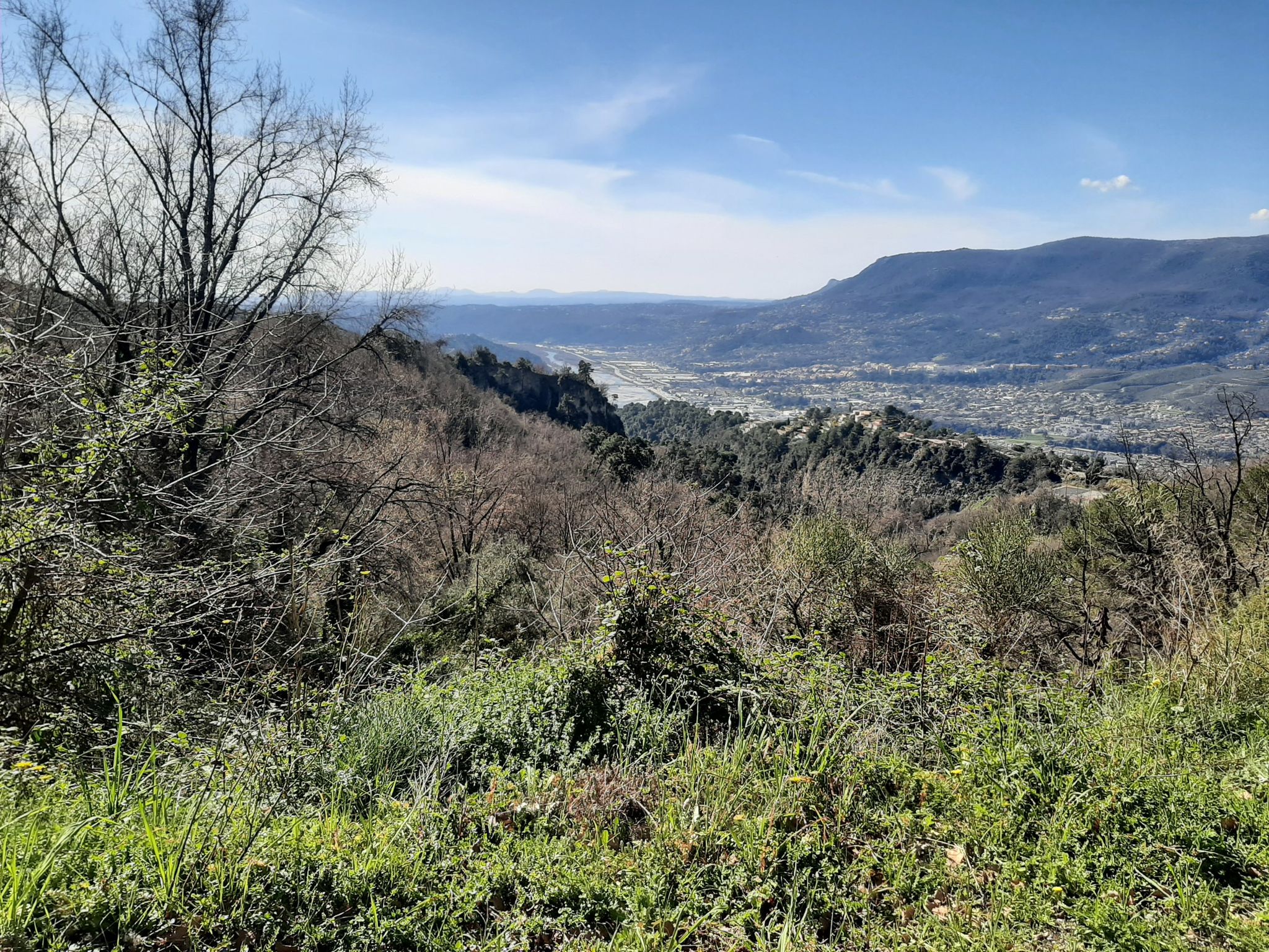 Vue du Var d'Aspremont...