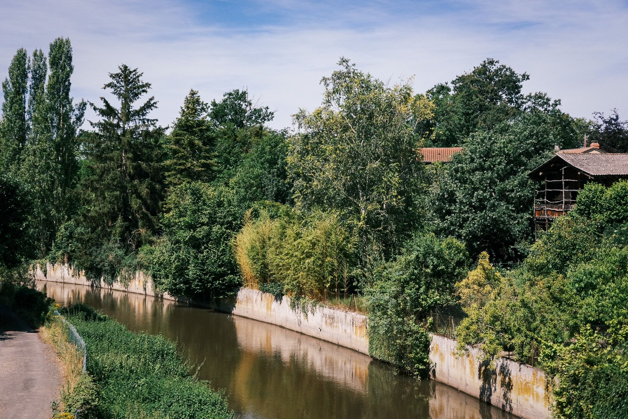 La rivière Morge à Maringues.