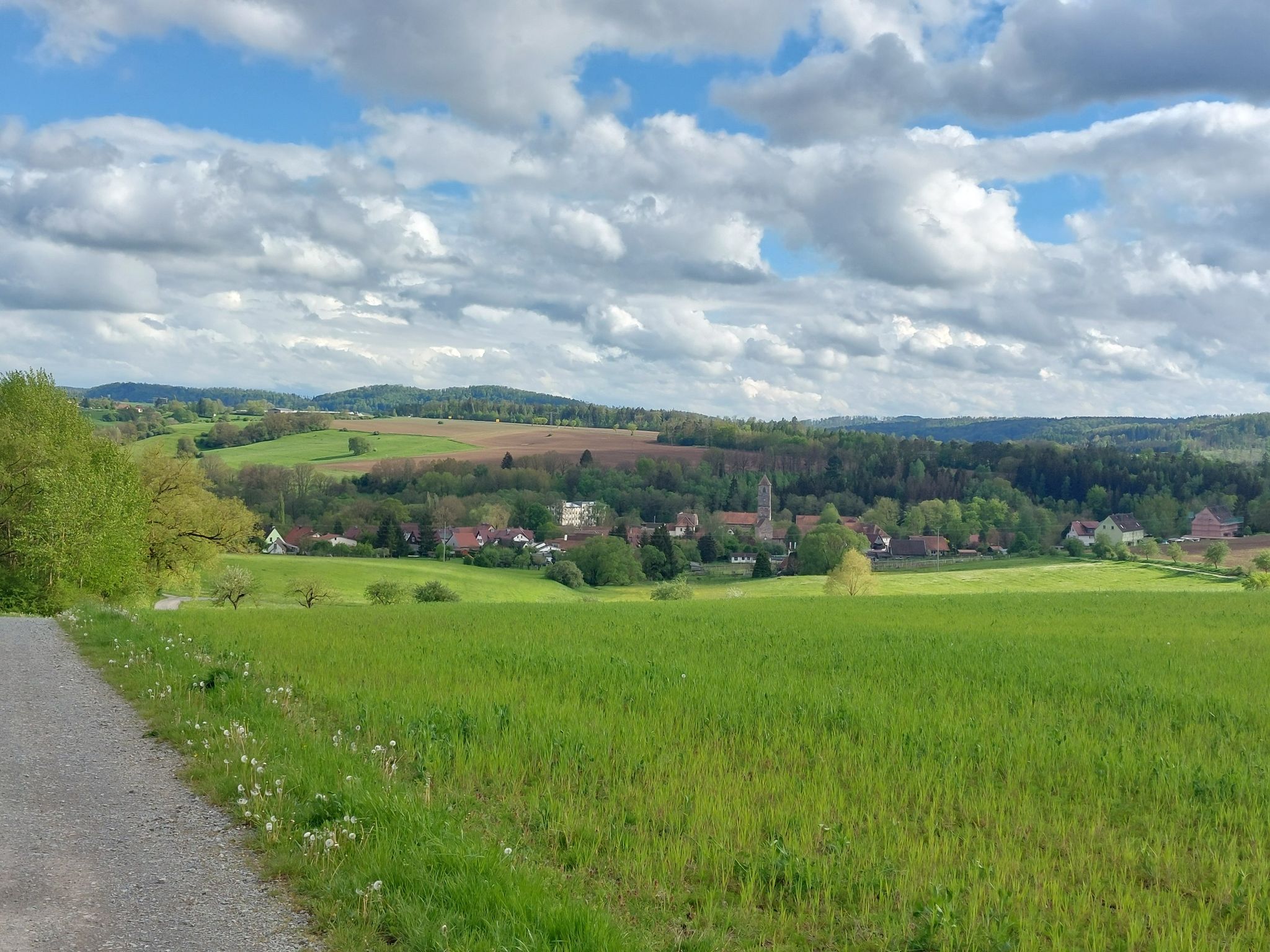 Blick auf Kloster Veßra