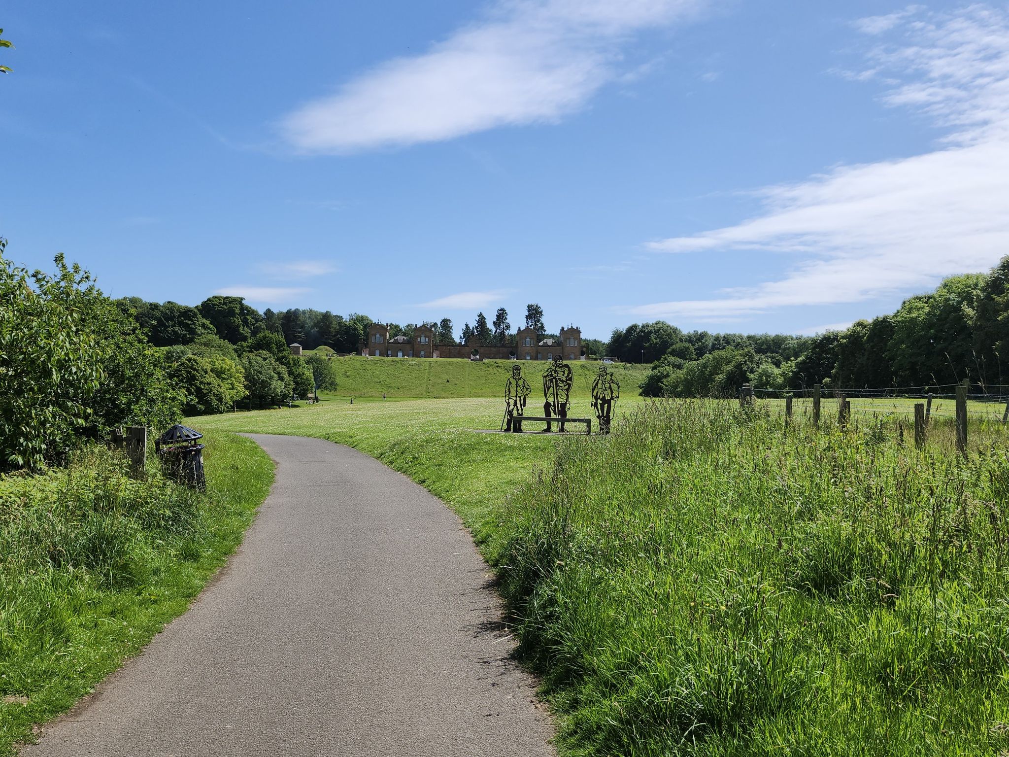 First views of Chatelherault Visitor Centre