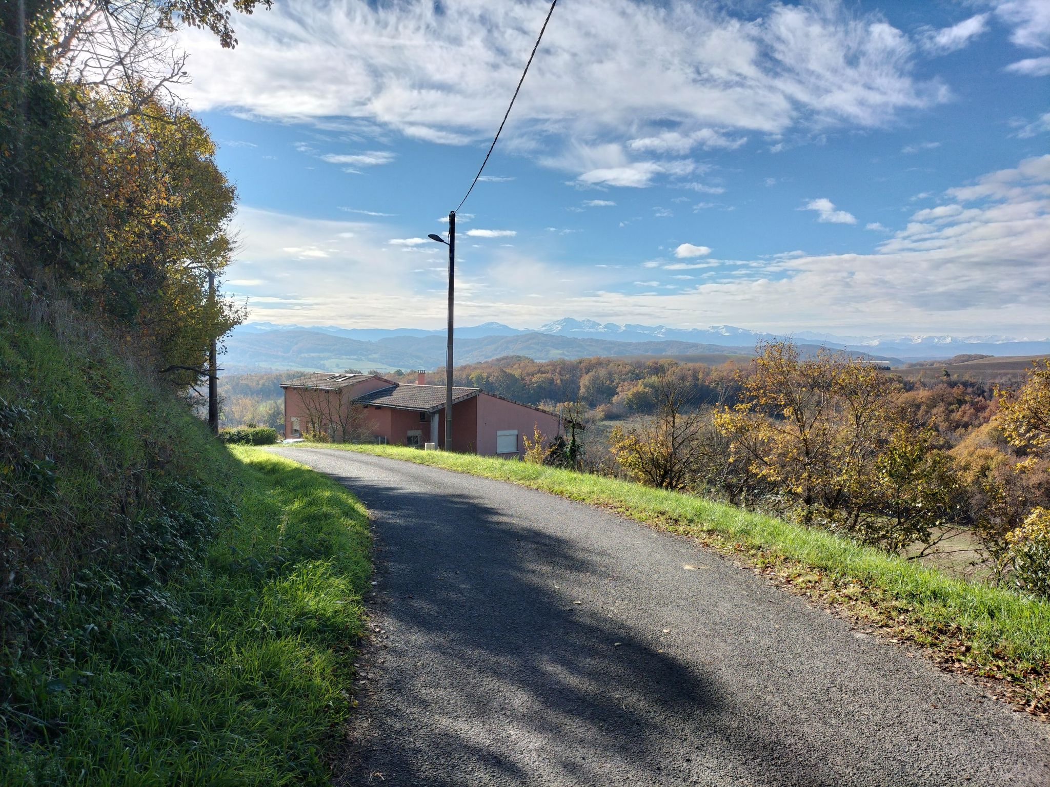 Les Pyrénées depuis Lignairolles