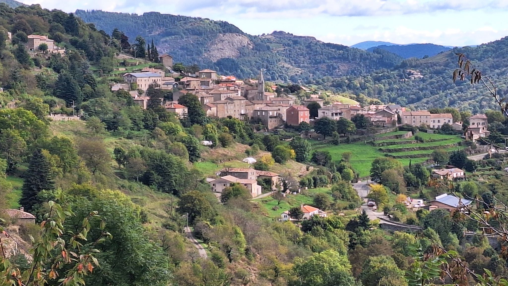 Vue sur St-Pierreville.