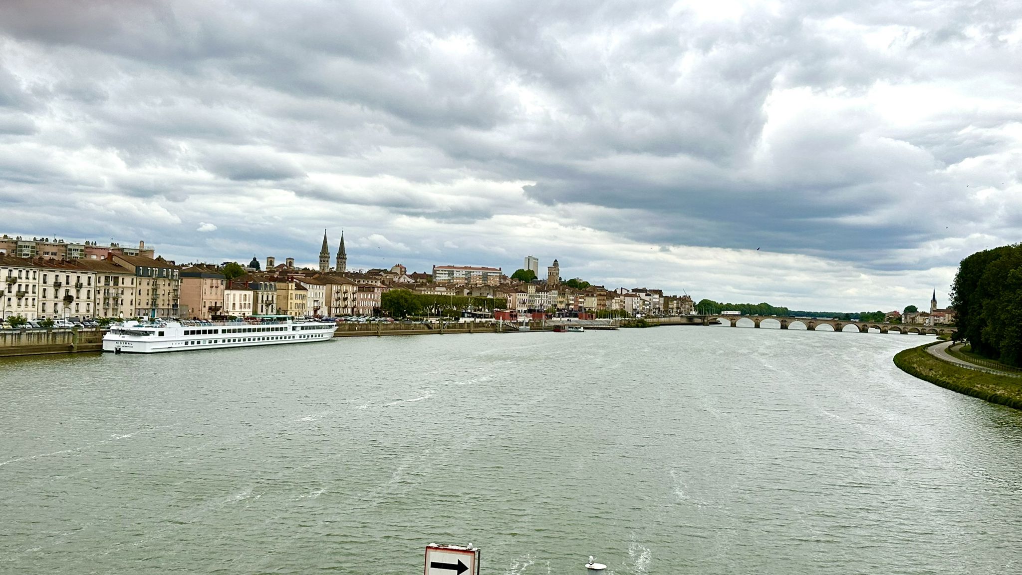 Blick auf Mâcon