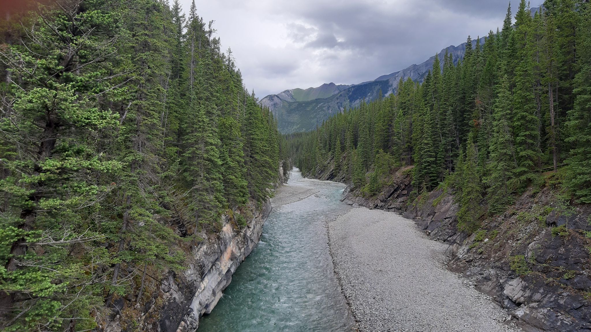 Cascade River, Blick Richtung Stoney Creek