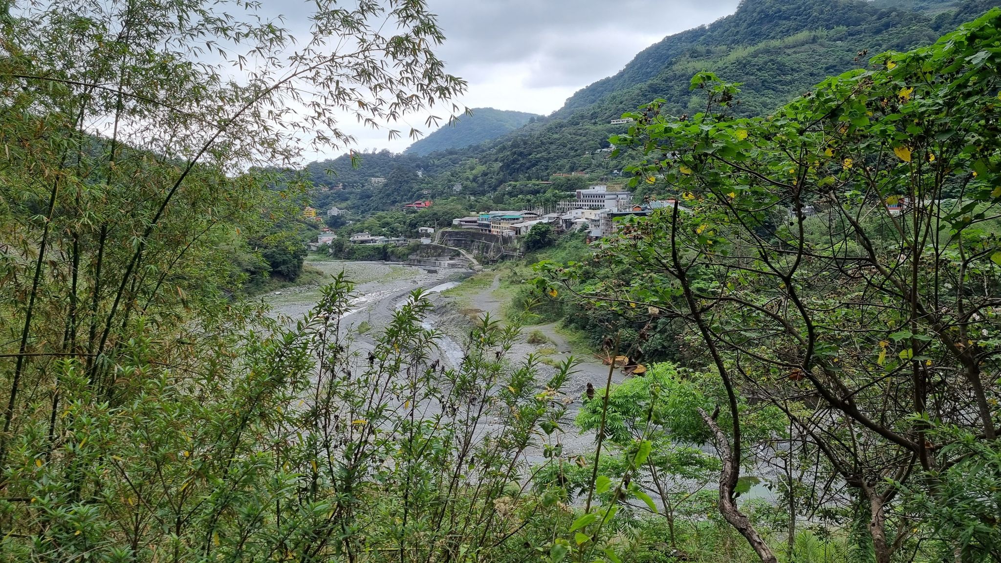 River Valley with hotels