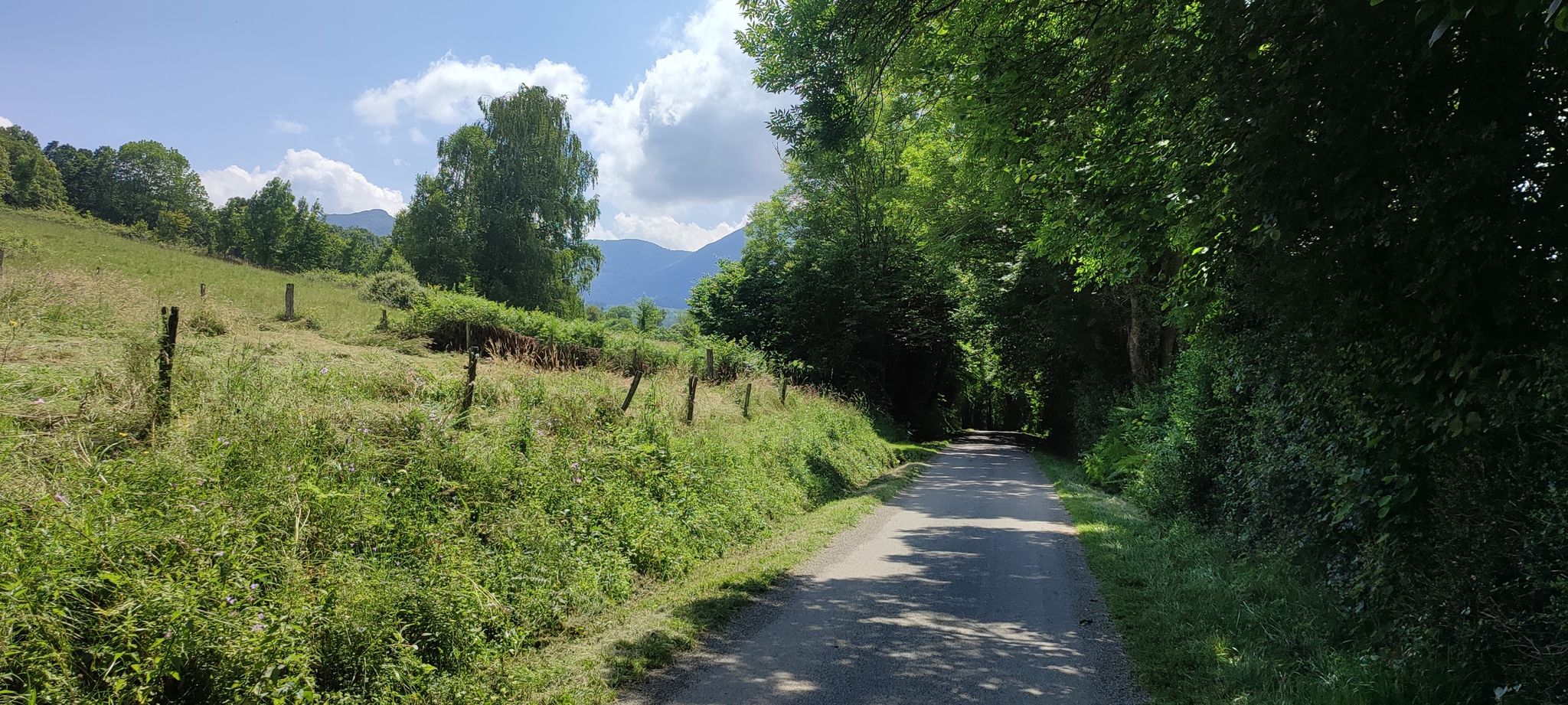 kleine Straße nach Castillon en Couserans